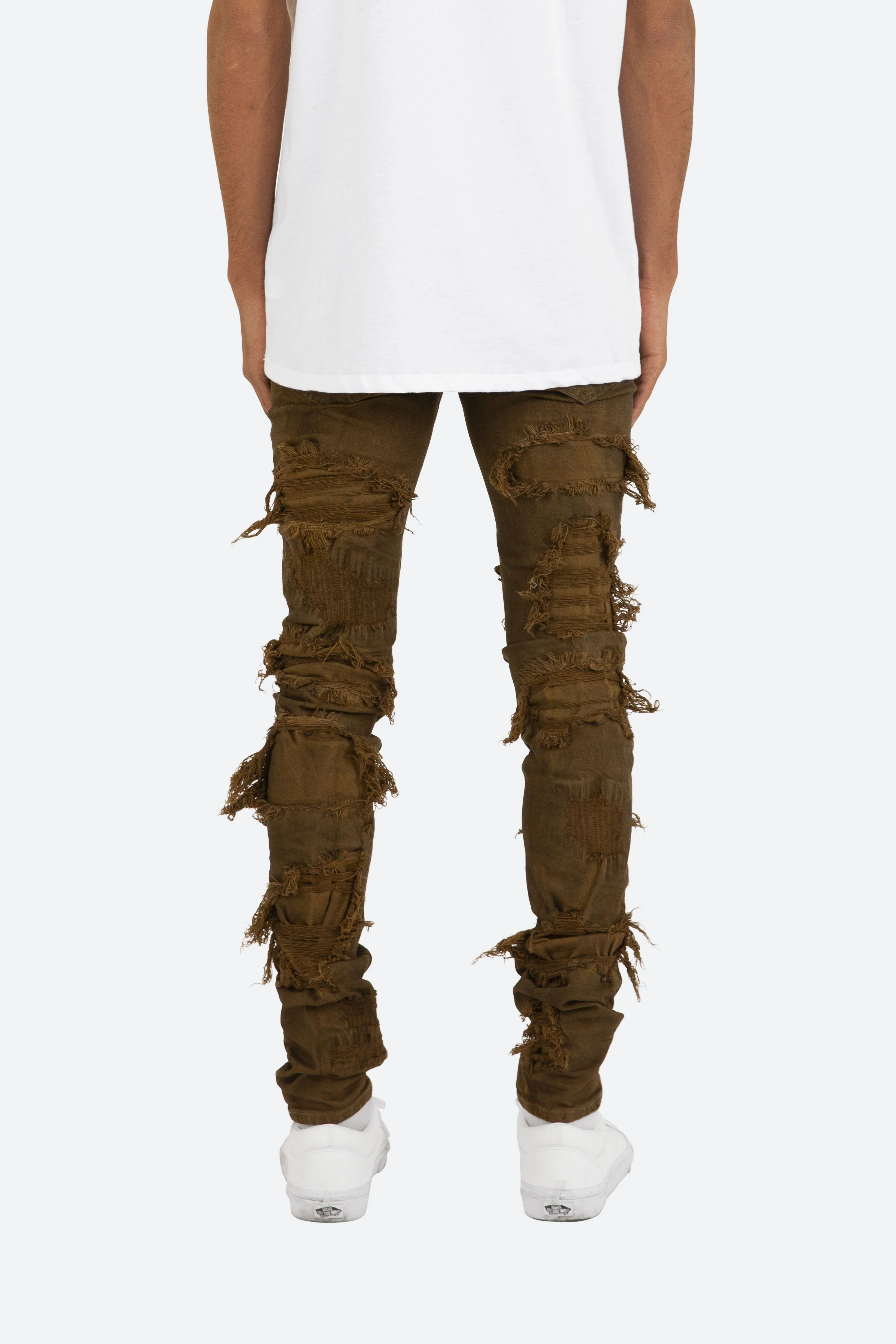 X289 Skinny Denim - Brown - Image 5