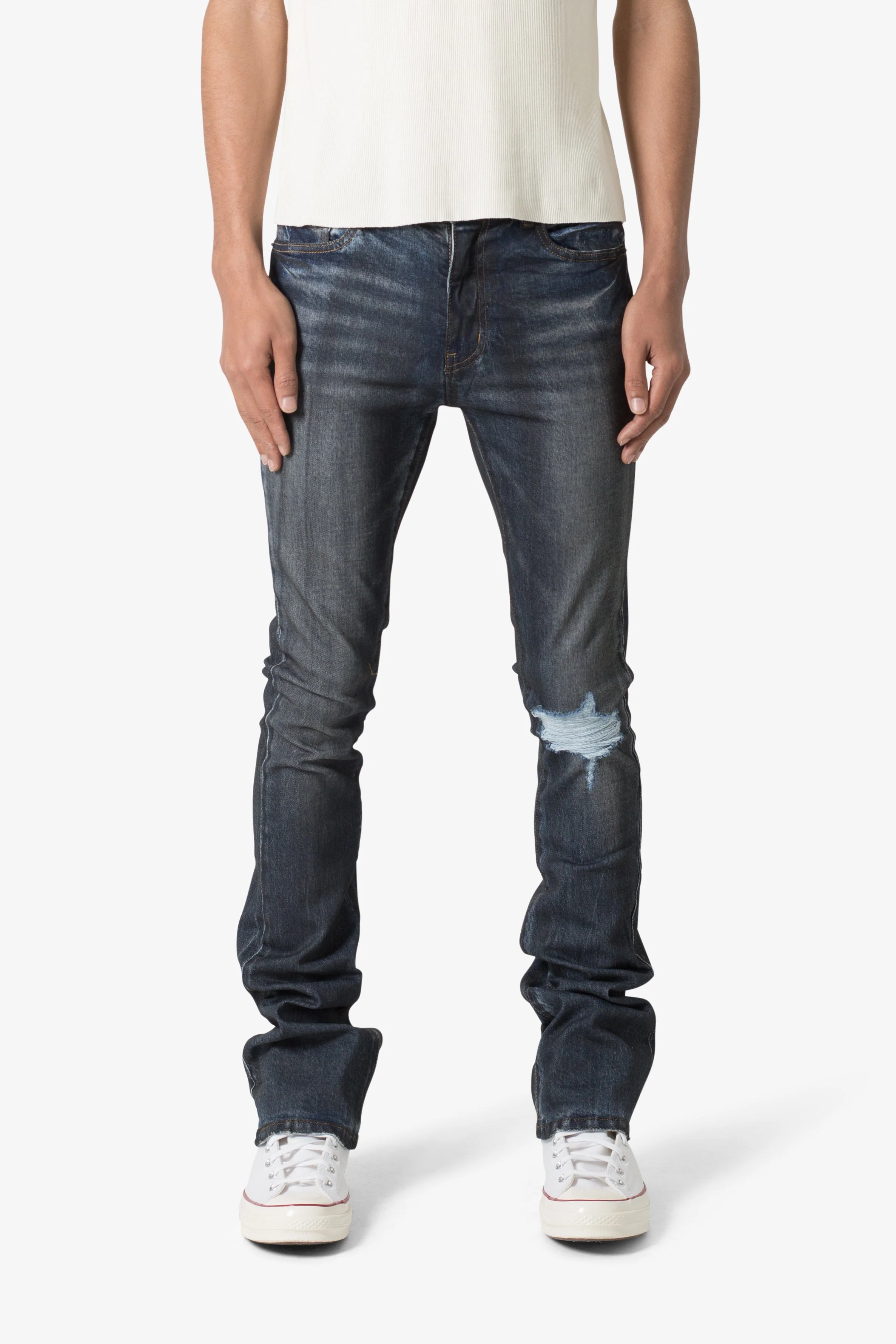 X385 Skinny Stacked Denim - Blue - Image 3