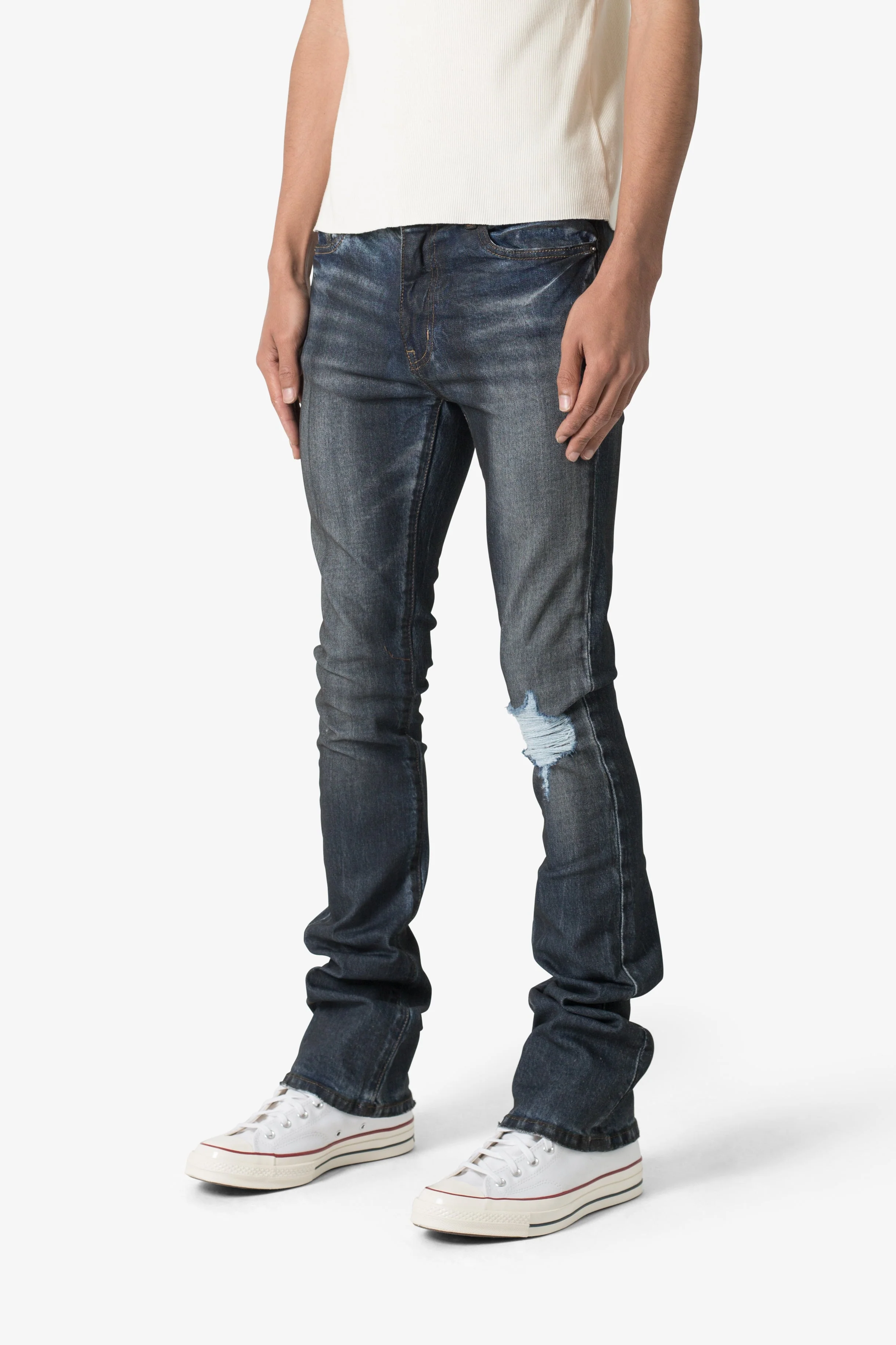 X385 Skinny Stacked Denim - Blue - Image 4