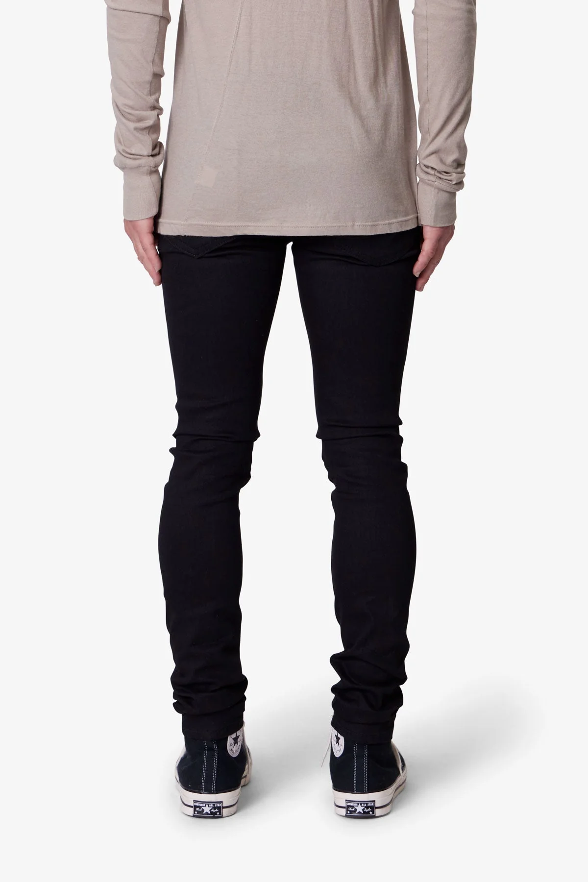 X43 Skinny Denim - Matte Black - Image 5