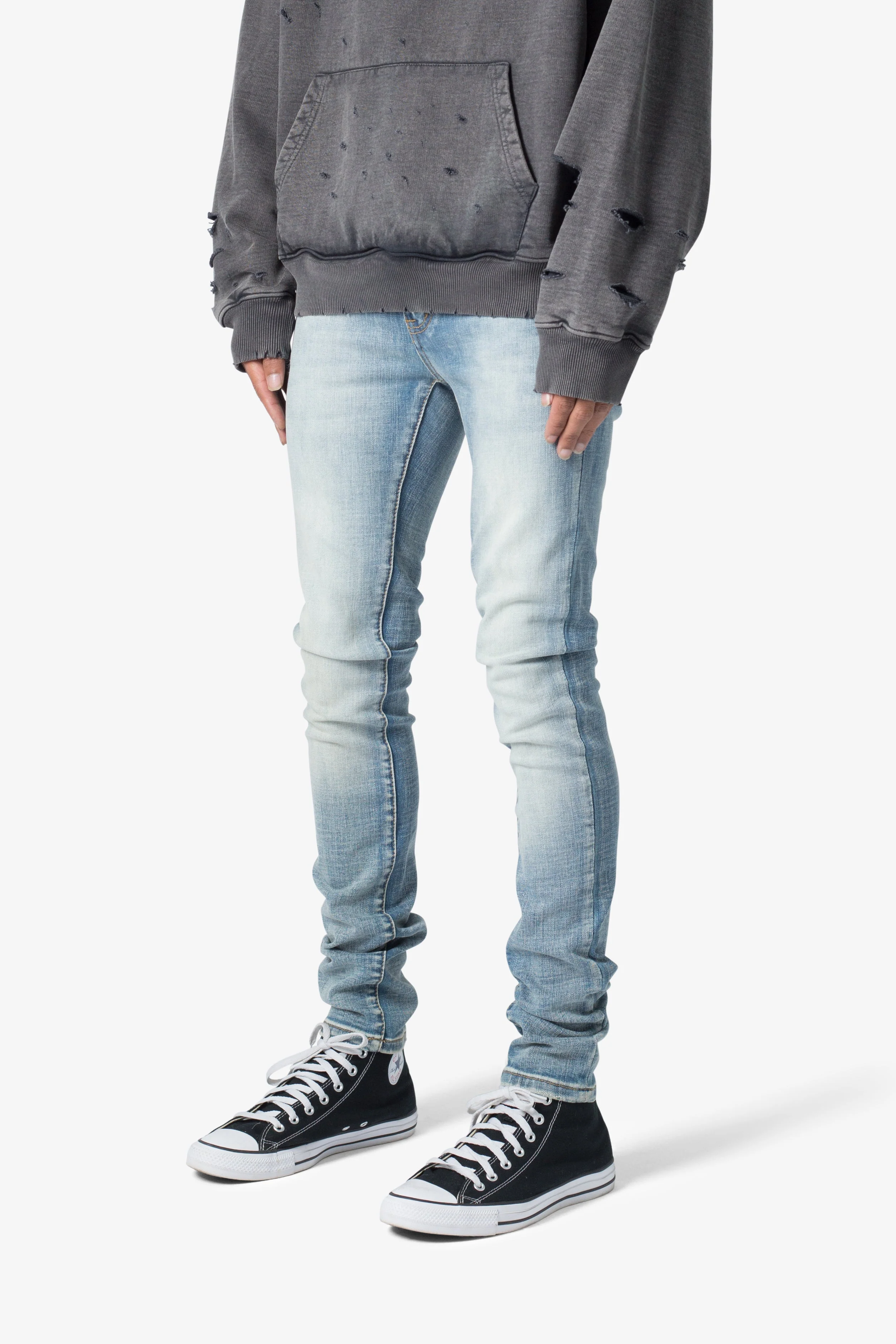 X494 Skinny Denim - Blue - Image 3