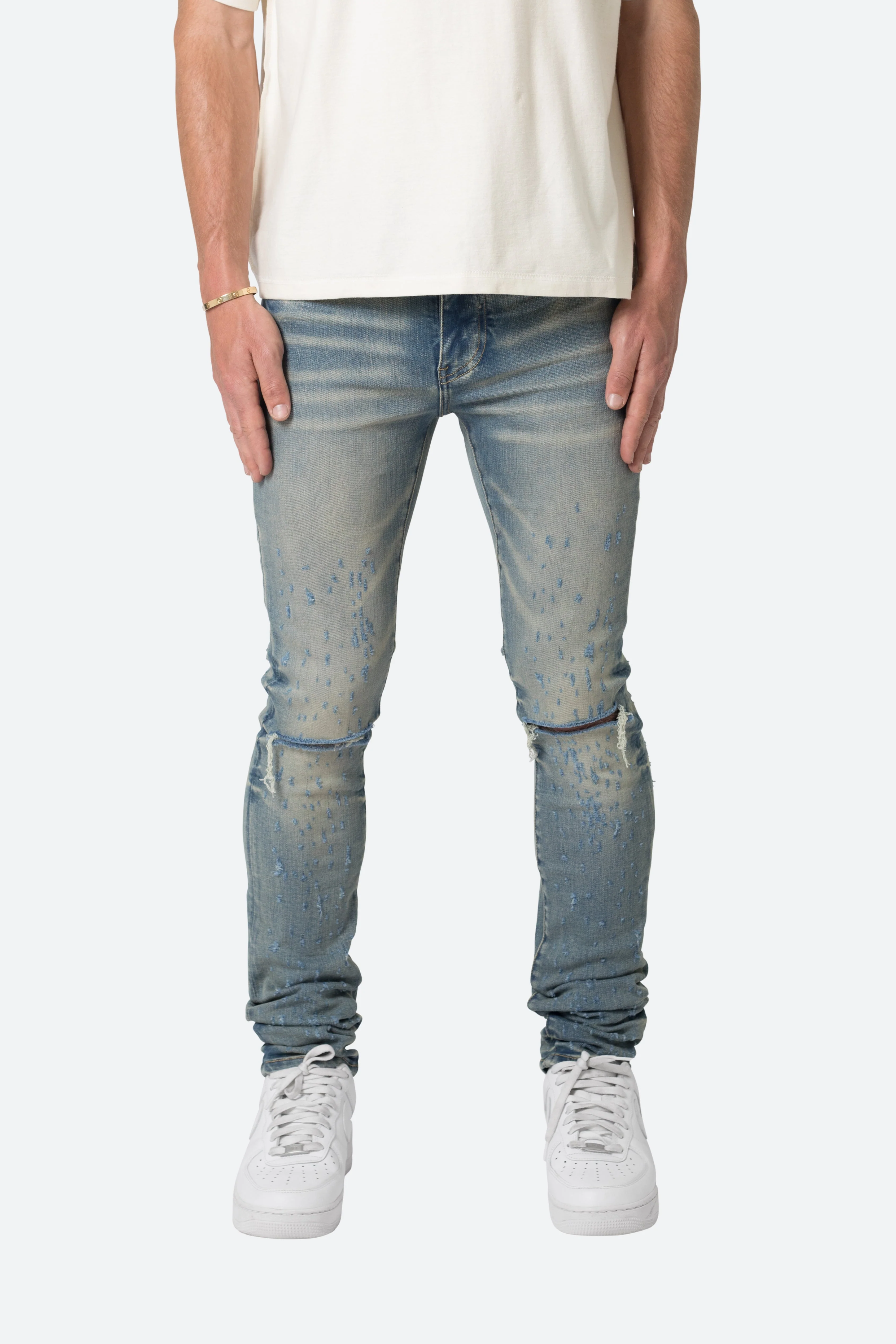 X502 Skinny Denim - Blue - Image 2