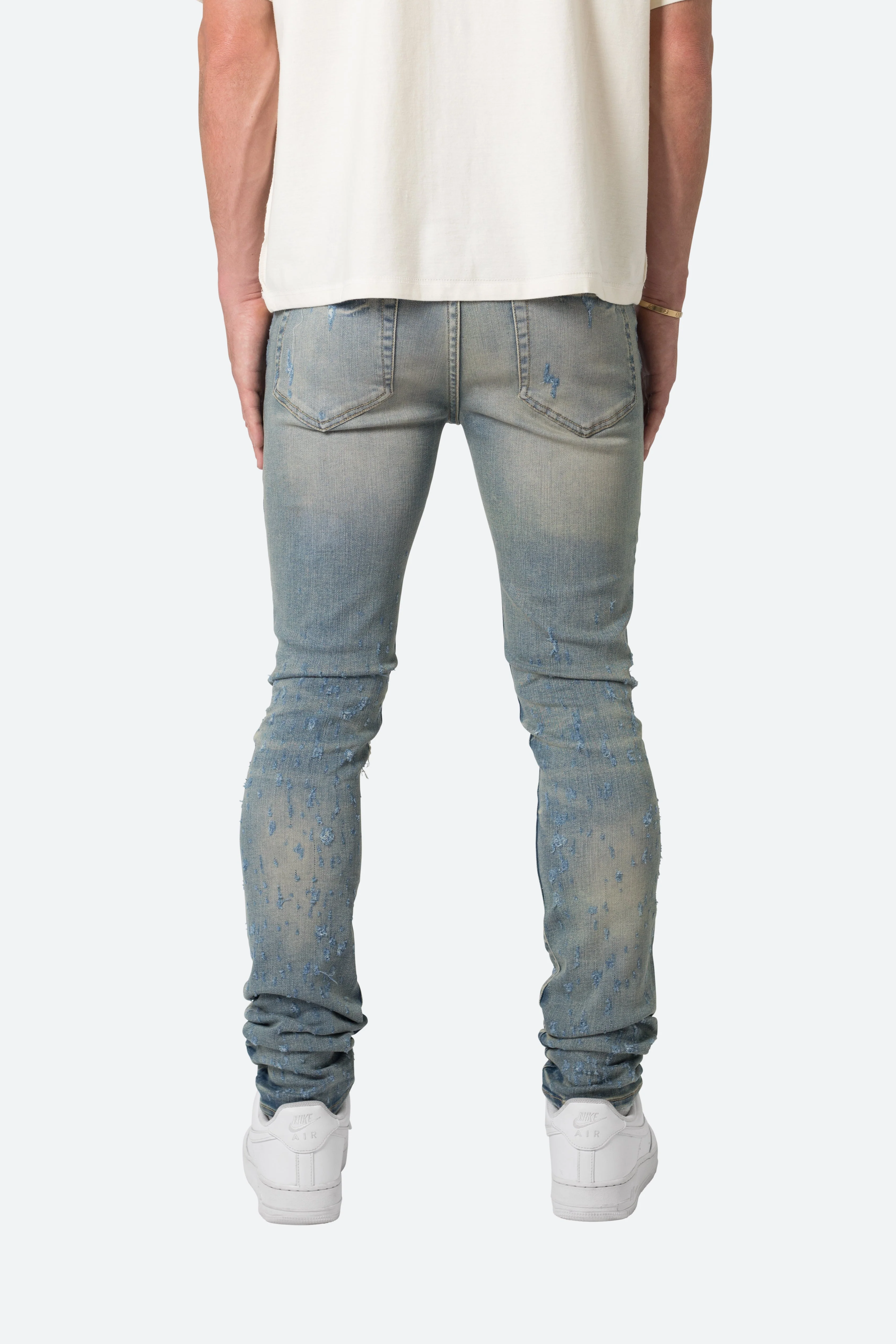 X502 Skinny Denim - Blue - Image 5