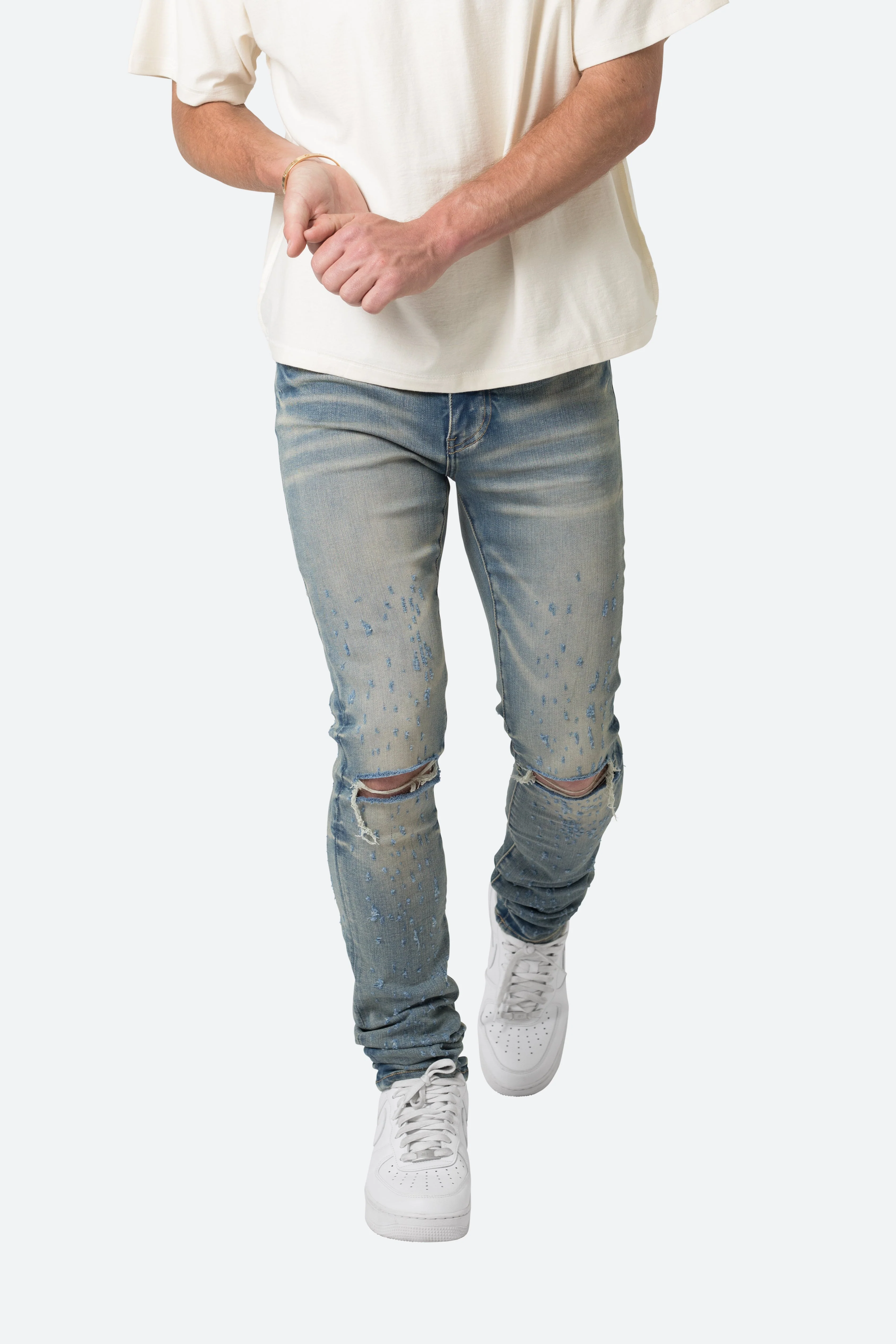 X502 Skinny Denim - Blue - Image 6