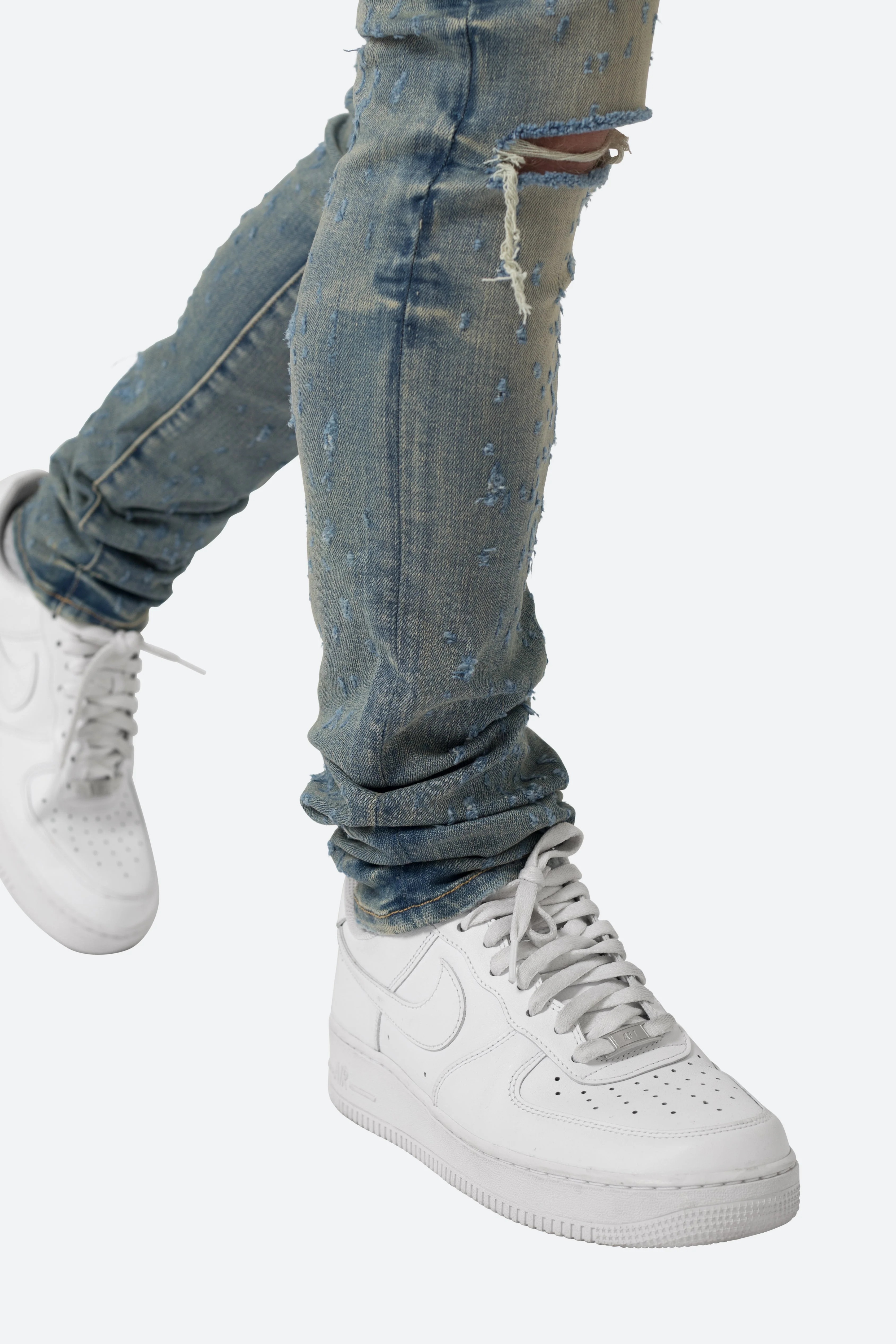 X502 Skinny Denim - Blue - Image 9