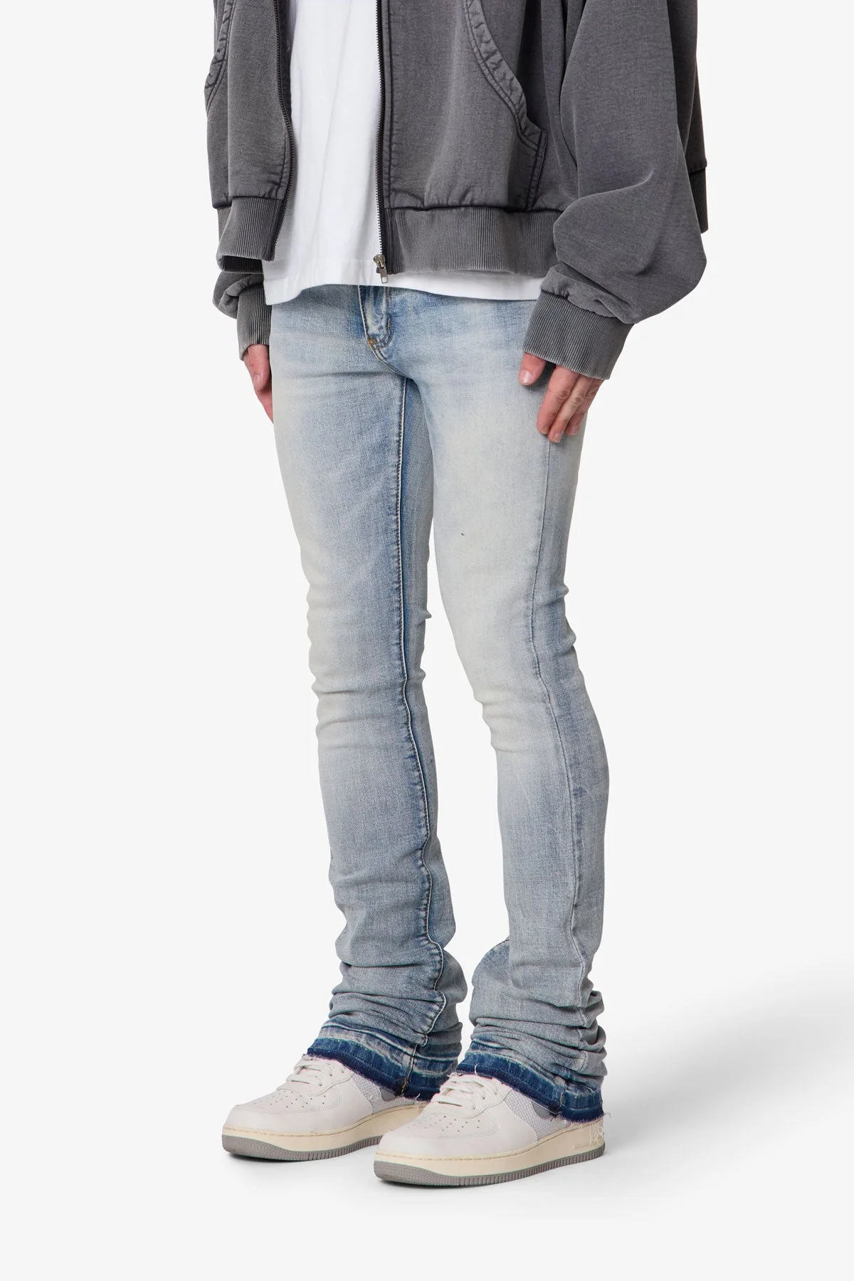 X514 Skinny Stacked Denim - Medium Blue - Image 3