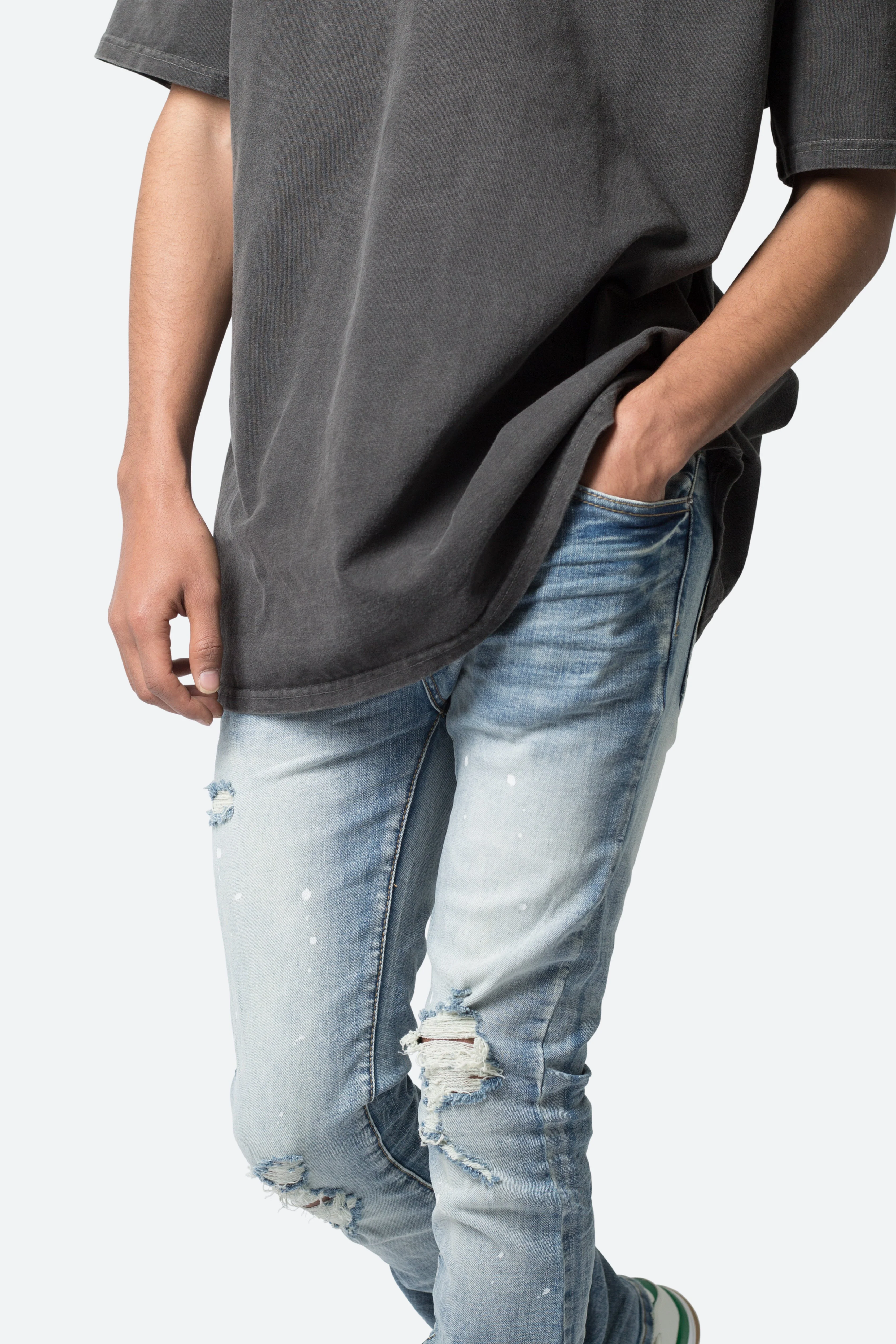 X598 Skinny Stacked Denim - Blue - Image 7