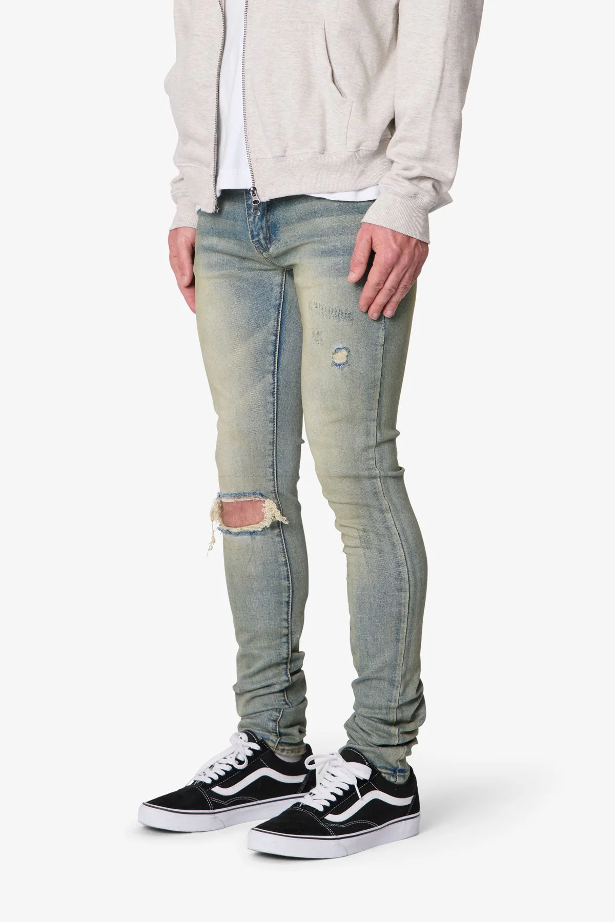 X721 Dusted Skinny Denim - 4th Day Sun Washed Blue - Image 3