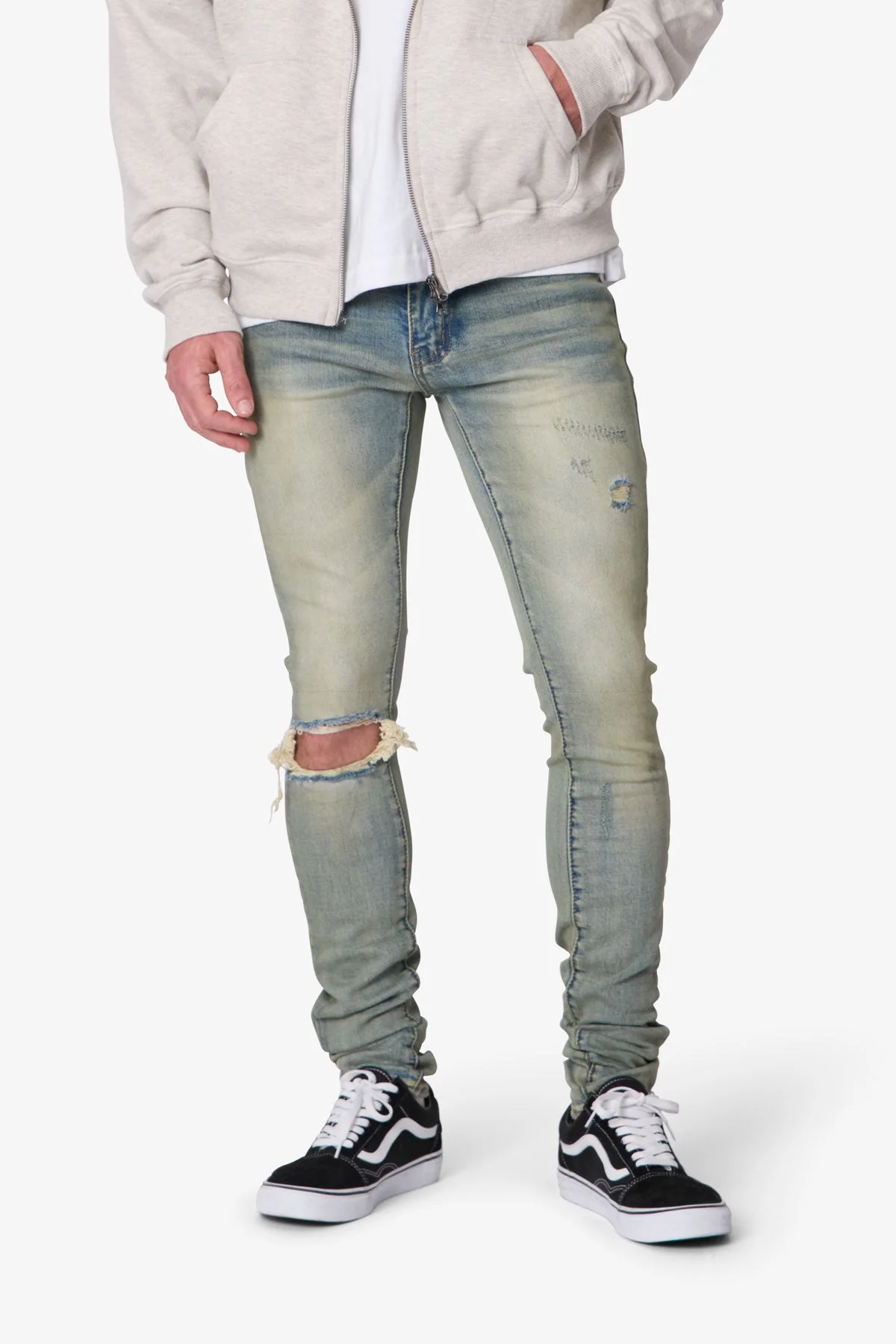 X721 Dusted Skinny Denim - 4th Day Sun Washed Blue - Image 6