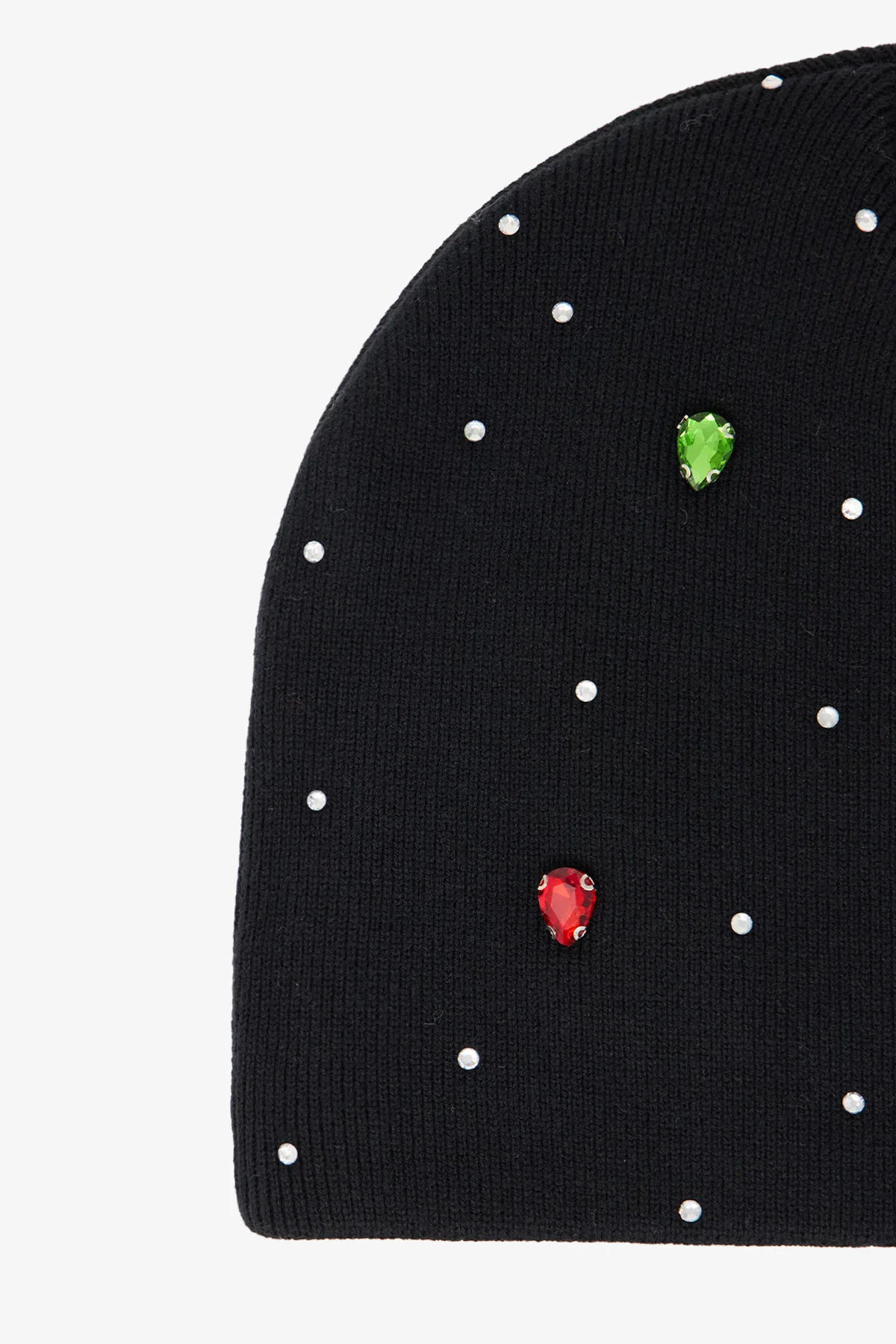 Gemmed Beanie - Black - Image 3