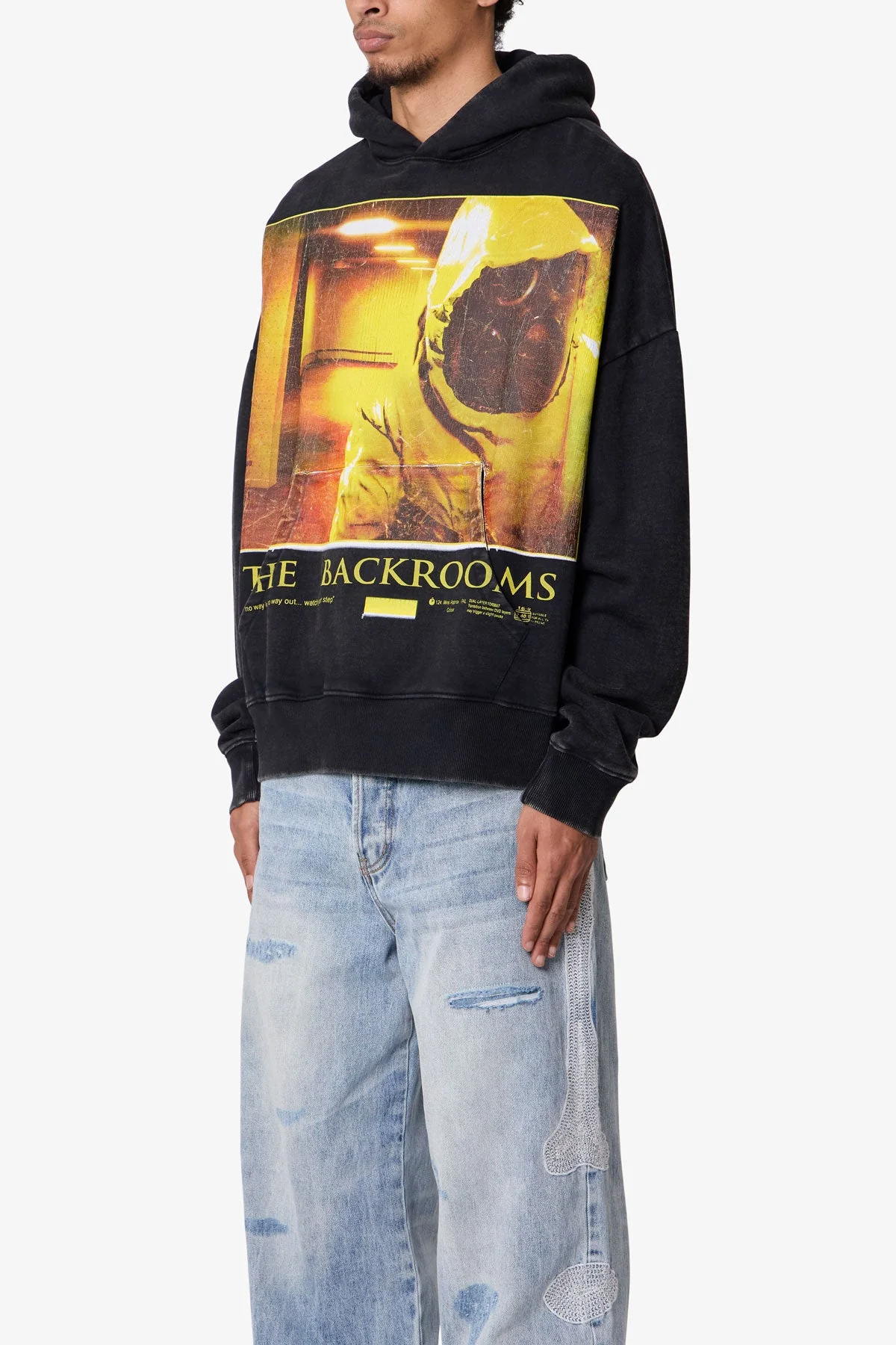 Backrooms Hoodie - Black - Image 3
