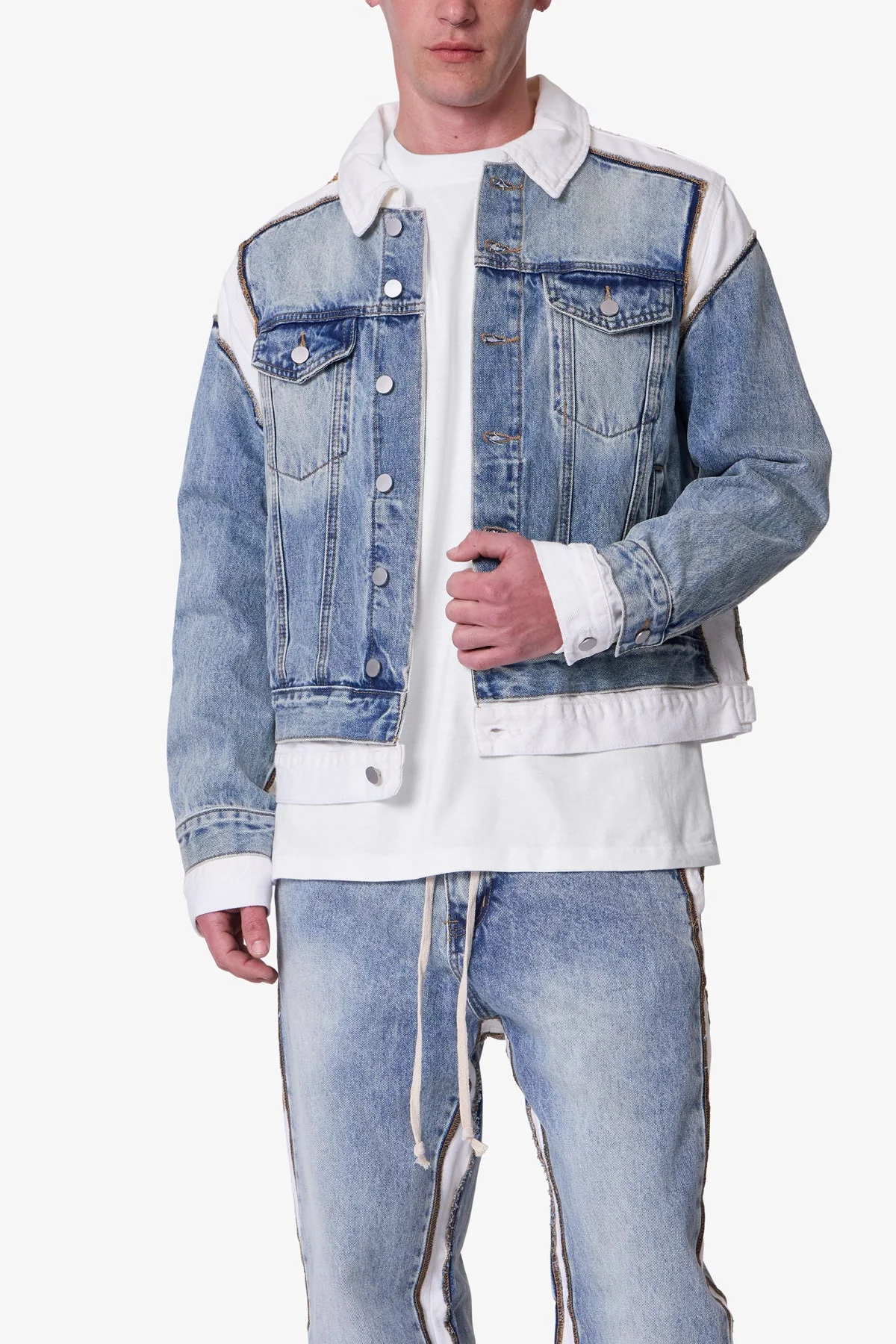 Border GN8 Jacket - Blue/White - Image 6
