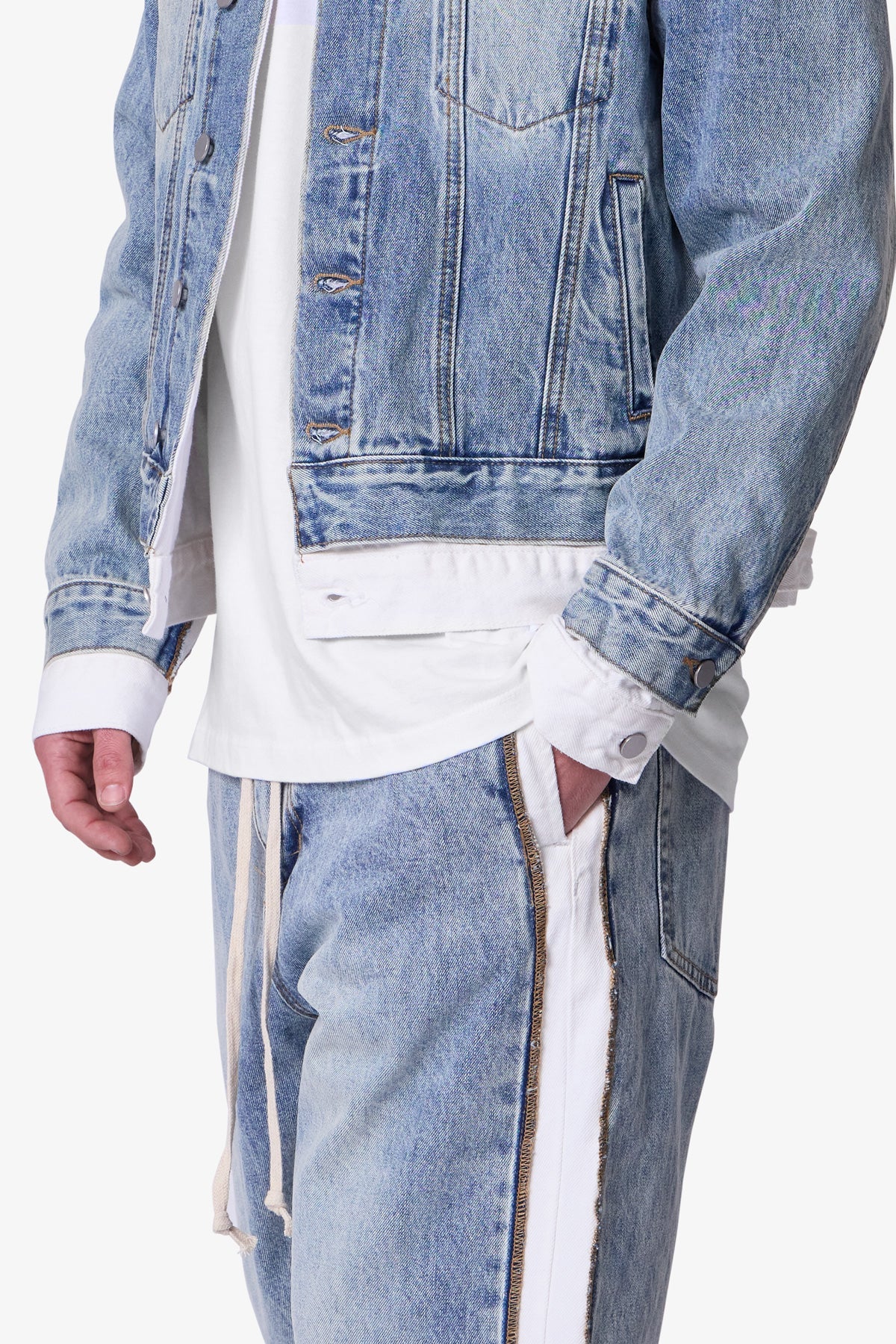 Border GN8 Jacket - Blue/White - Image 7