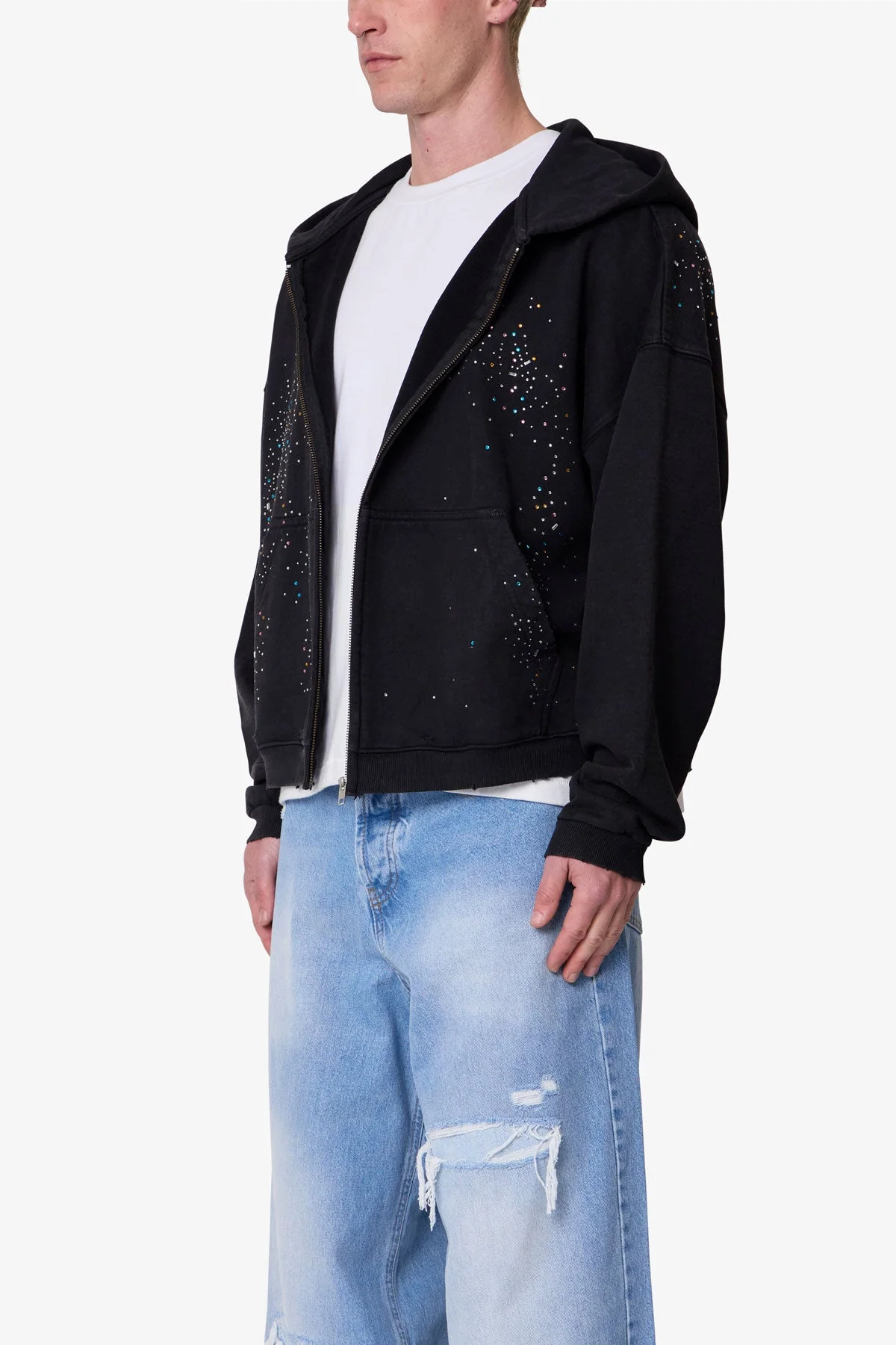 Crystal Hoodie - Washed Black - Image 3