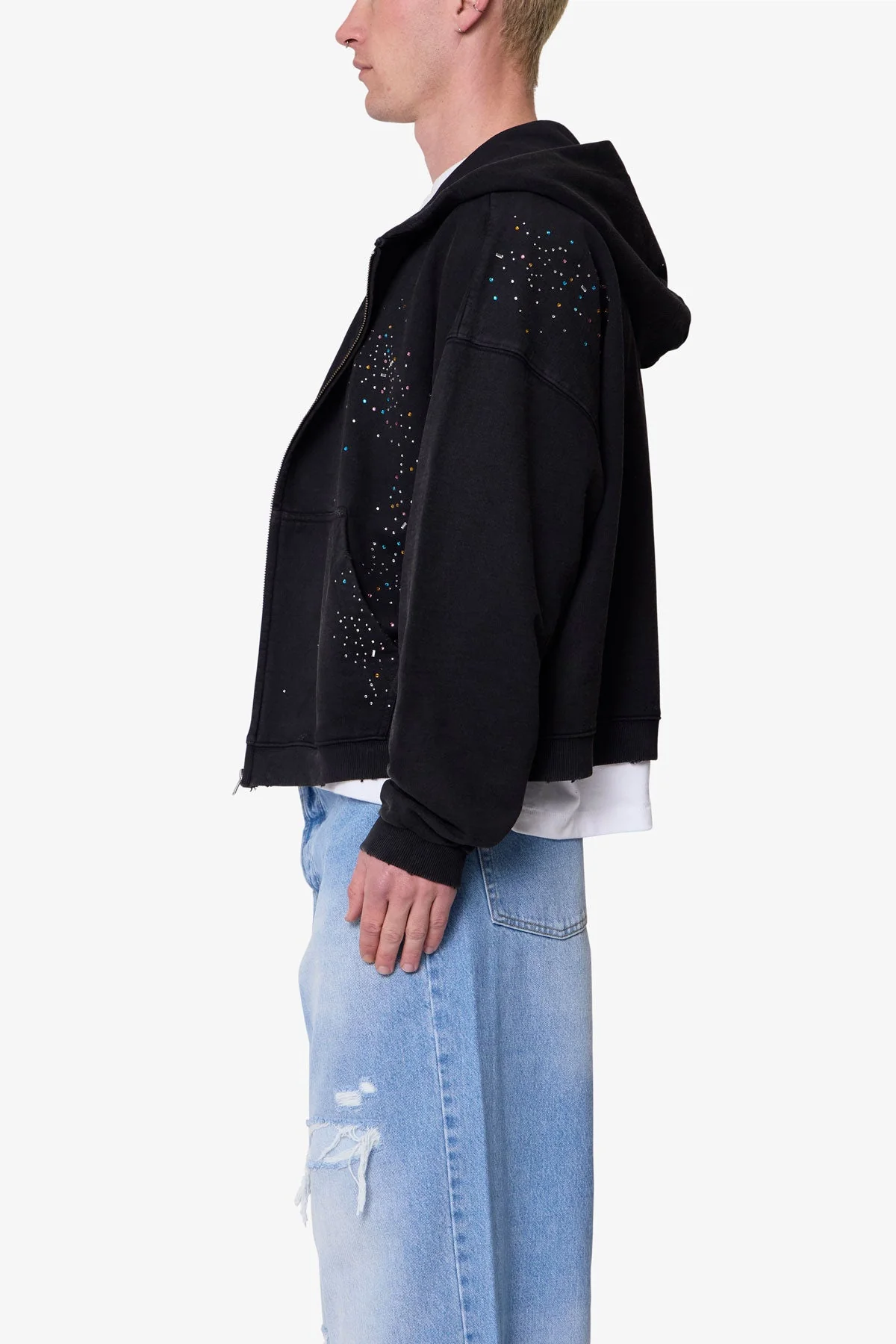 Crystal Hoodie - Washed Black - Image 4