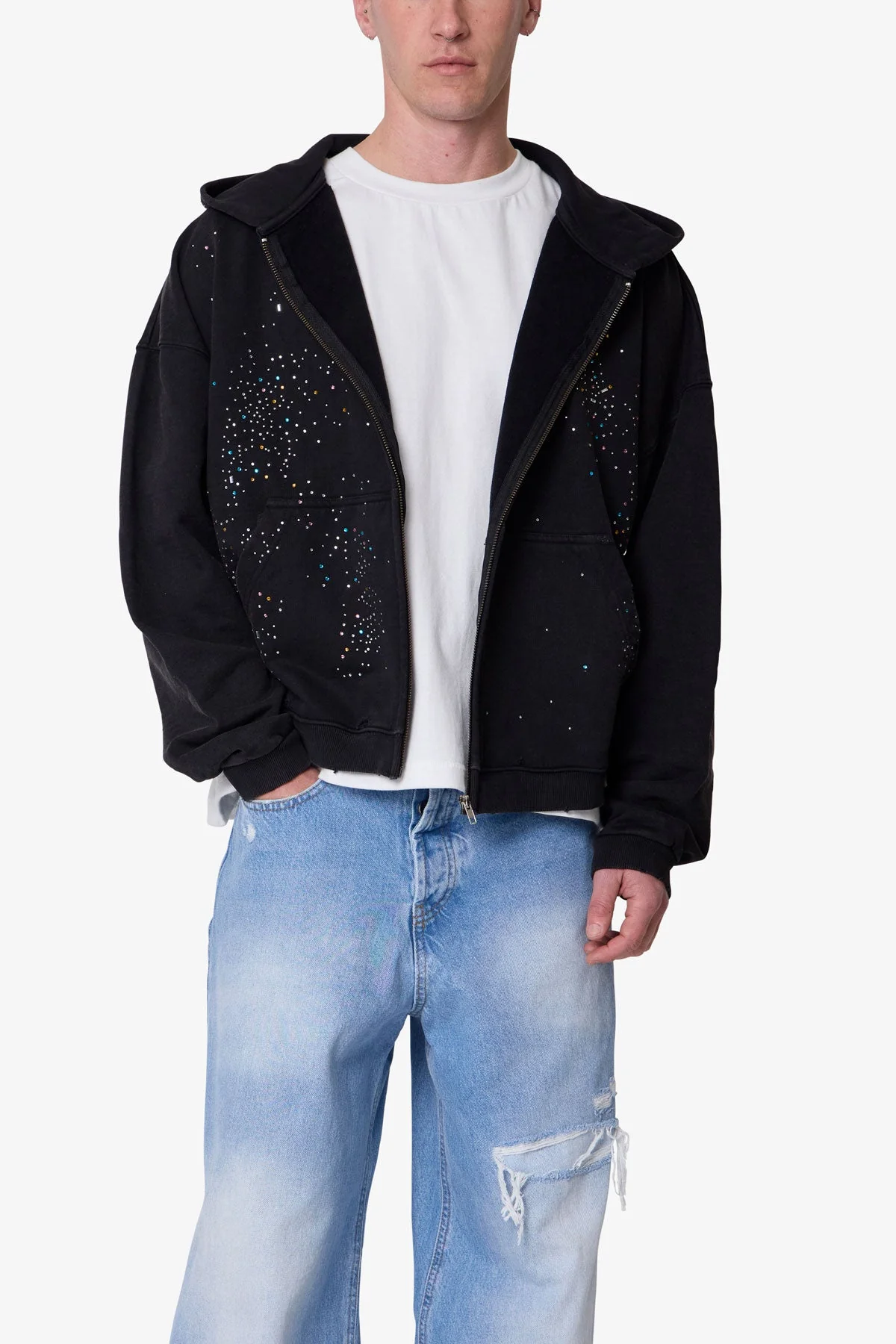 Crystal Hoodie - Washed Black - Image 6