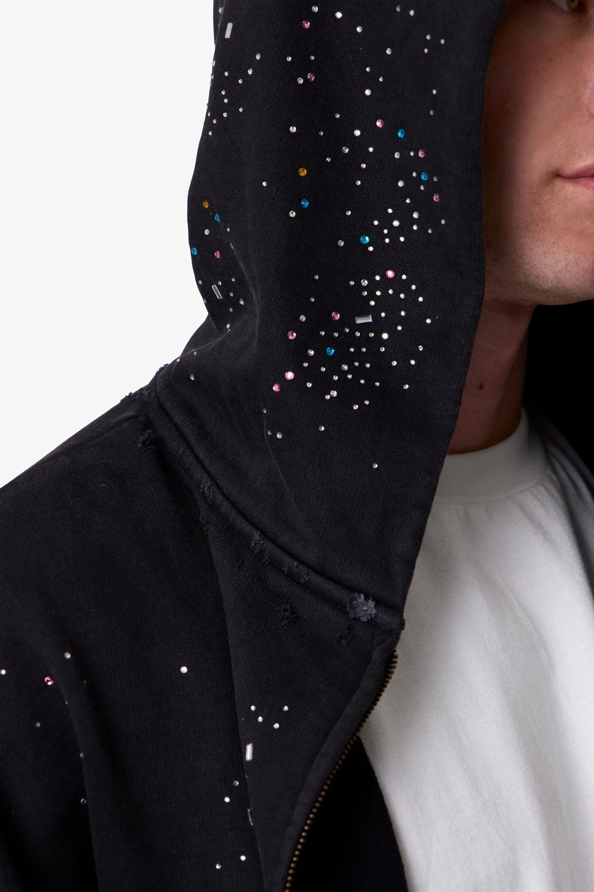 Crystal Hoodie - Washed Black - Image 8
