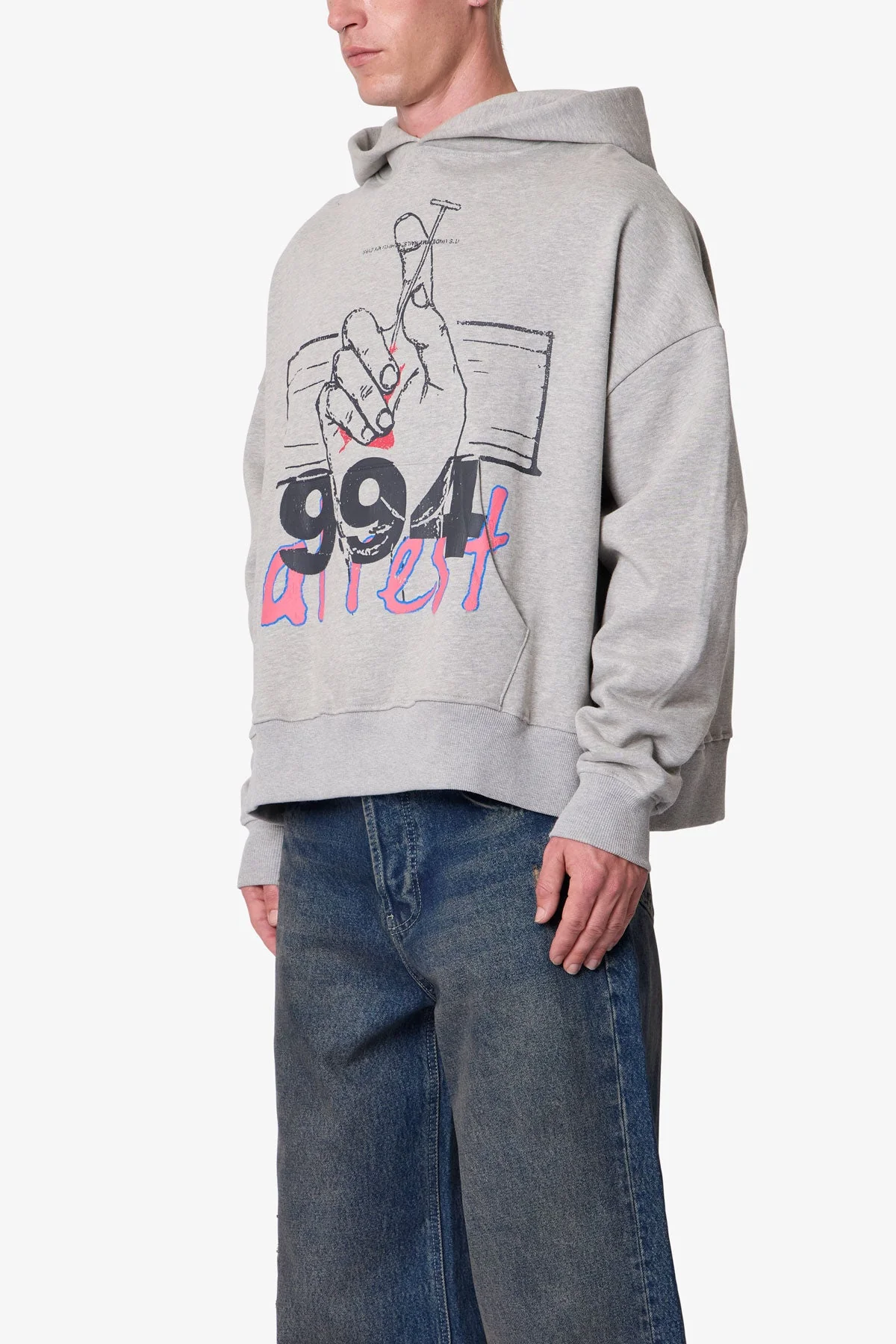 Fade Away Hoodie - Grey - Image 3