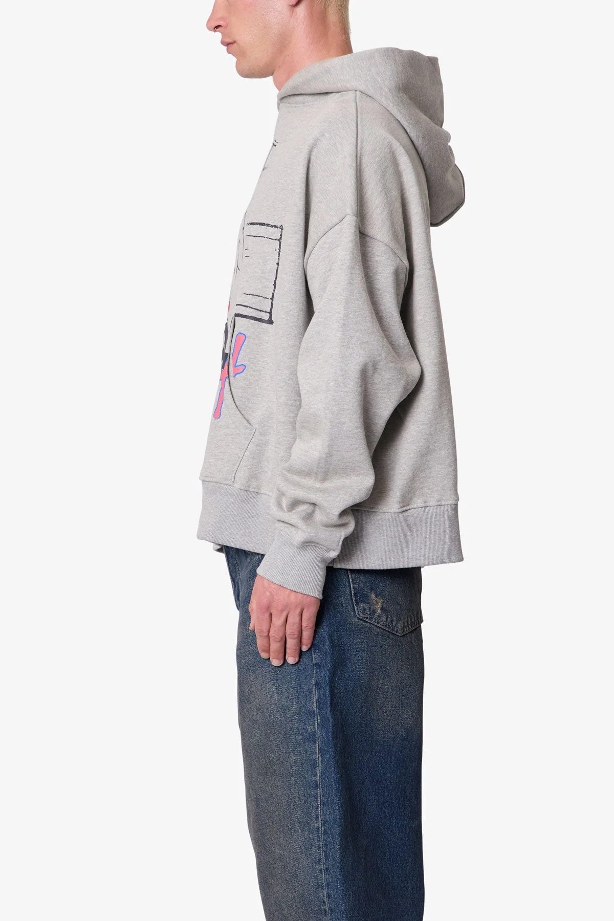 Fade Away Hoodie - Grey - Image 4