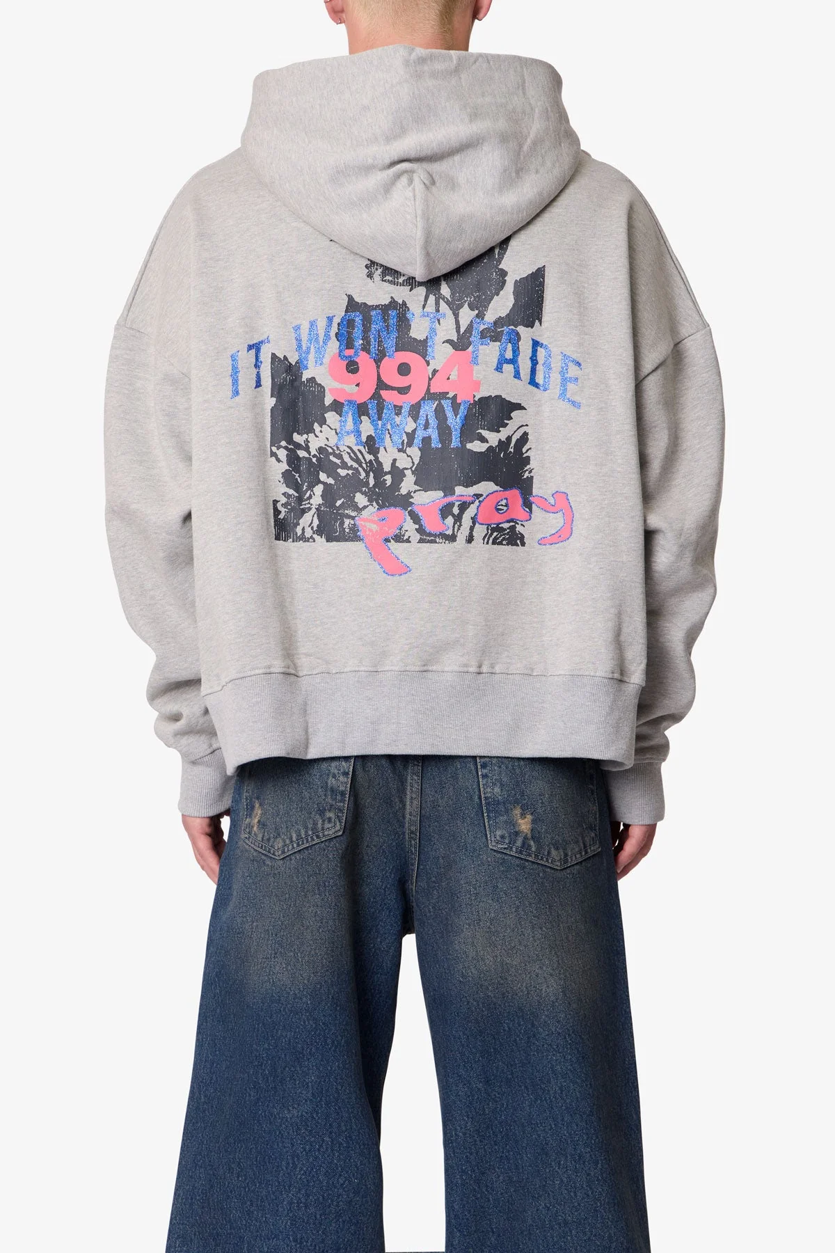 Fade Away Hoodie - Grey - Image 5
