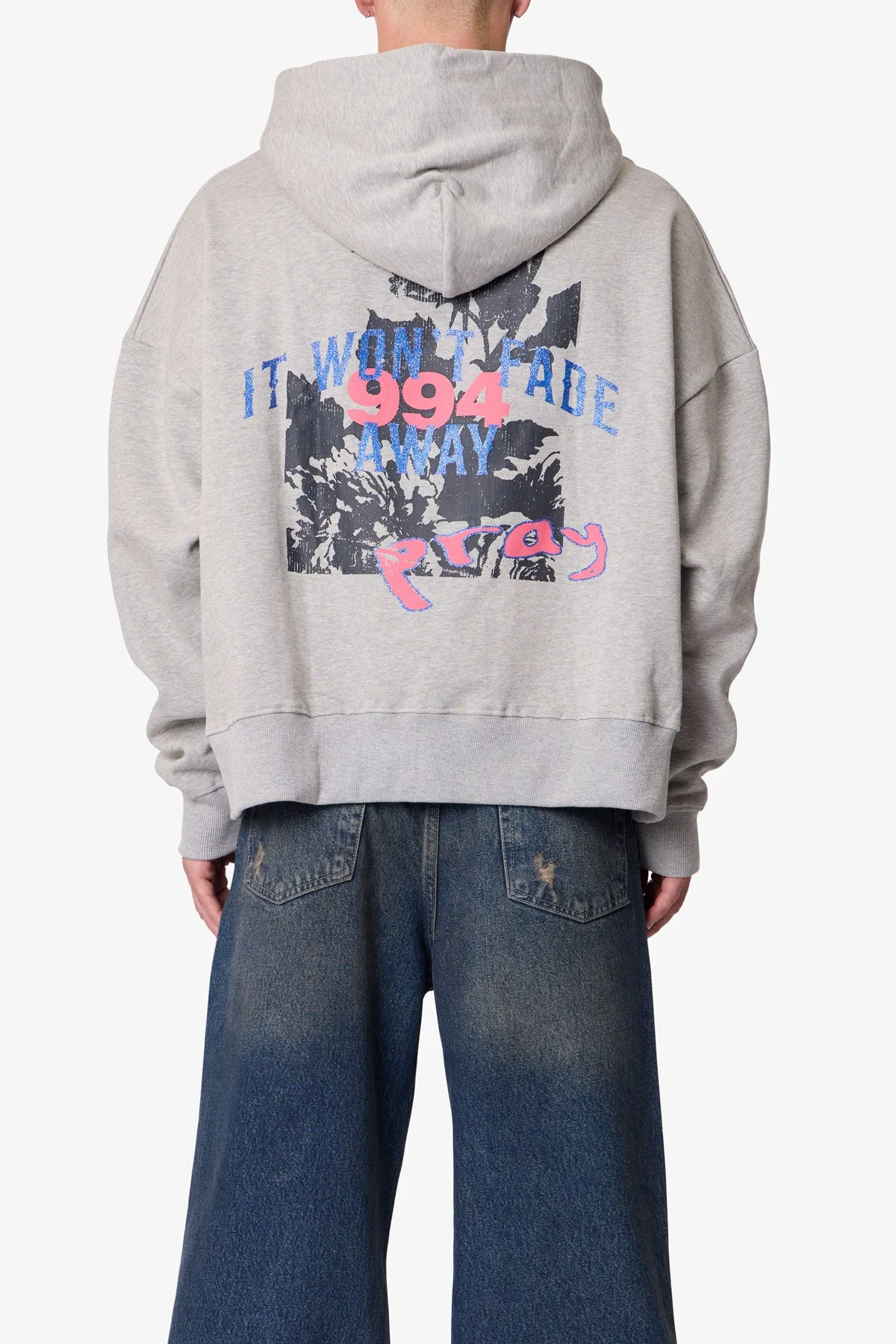 Fade Away Hoodie - Grey - Image 6