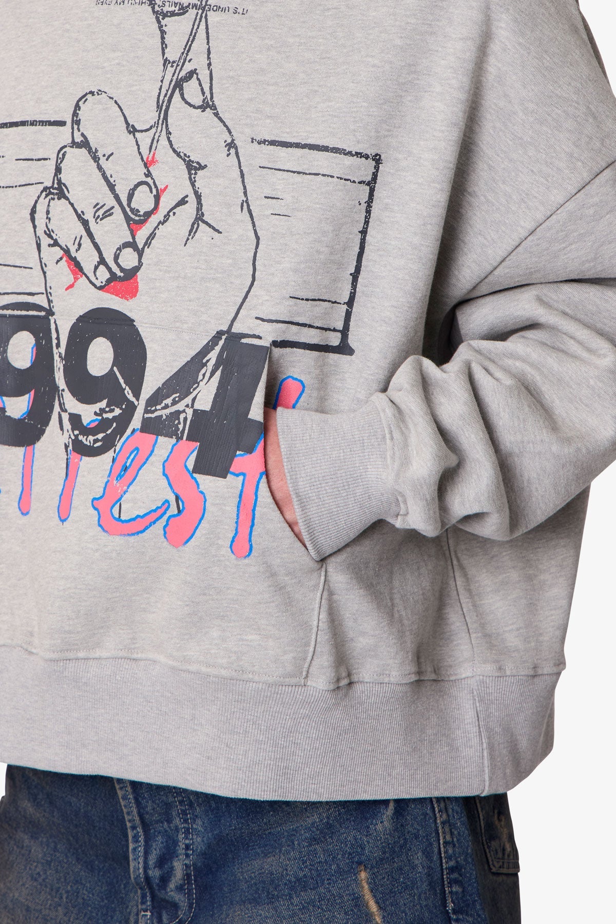 Fade Away Hoodie - Grey - Image 8