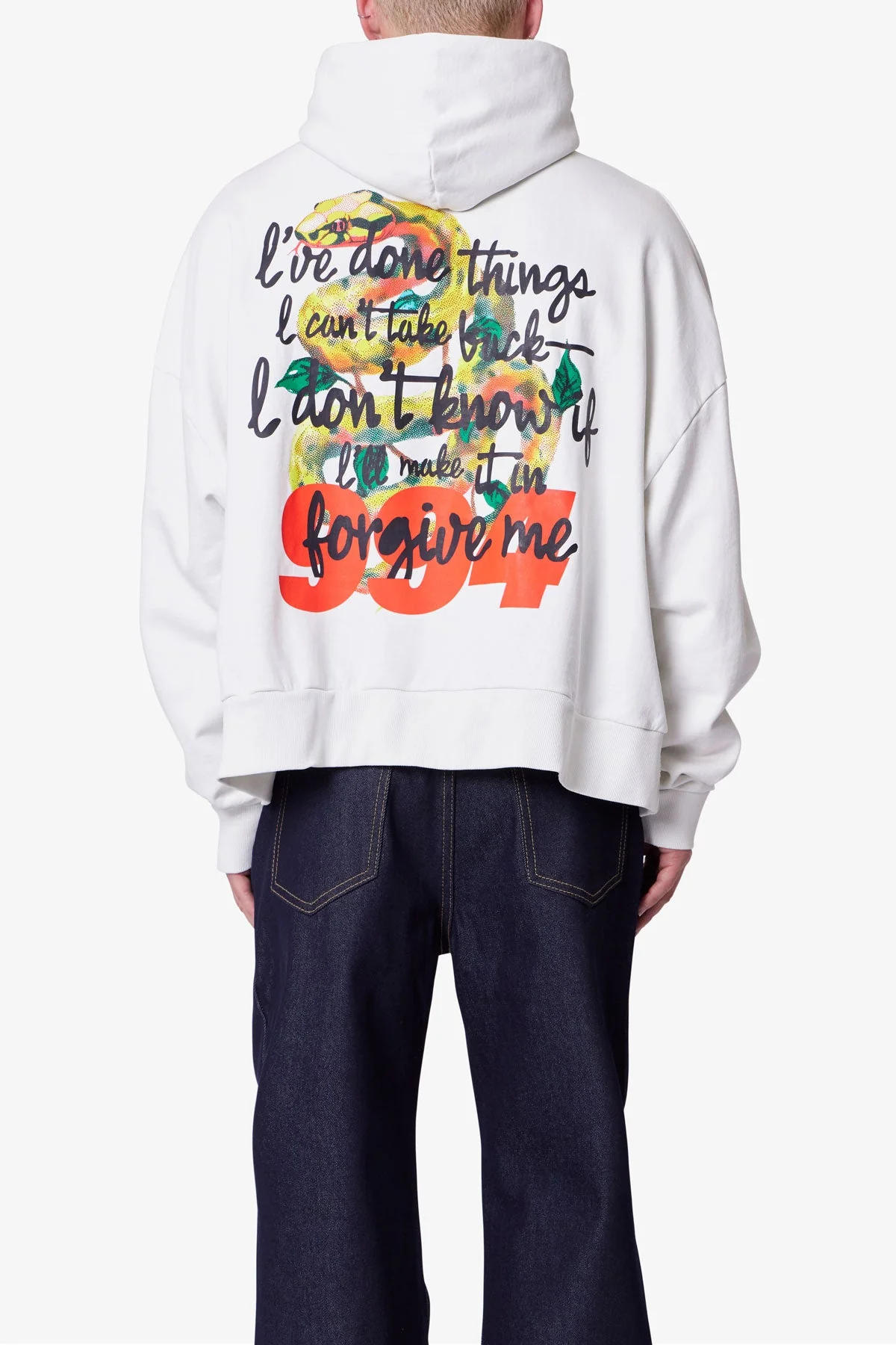 Forgive Me Hoodie - Light Blue - Image 5
