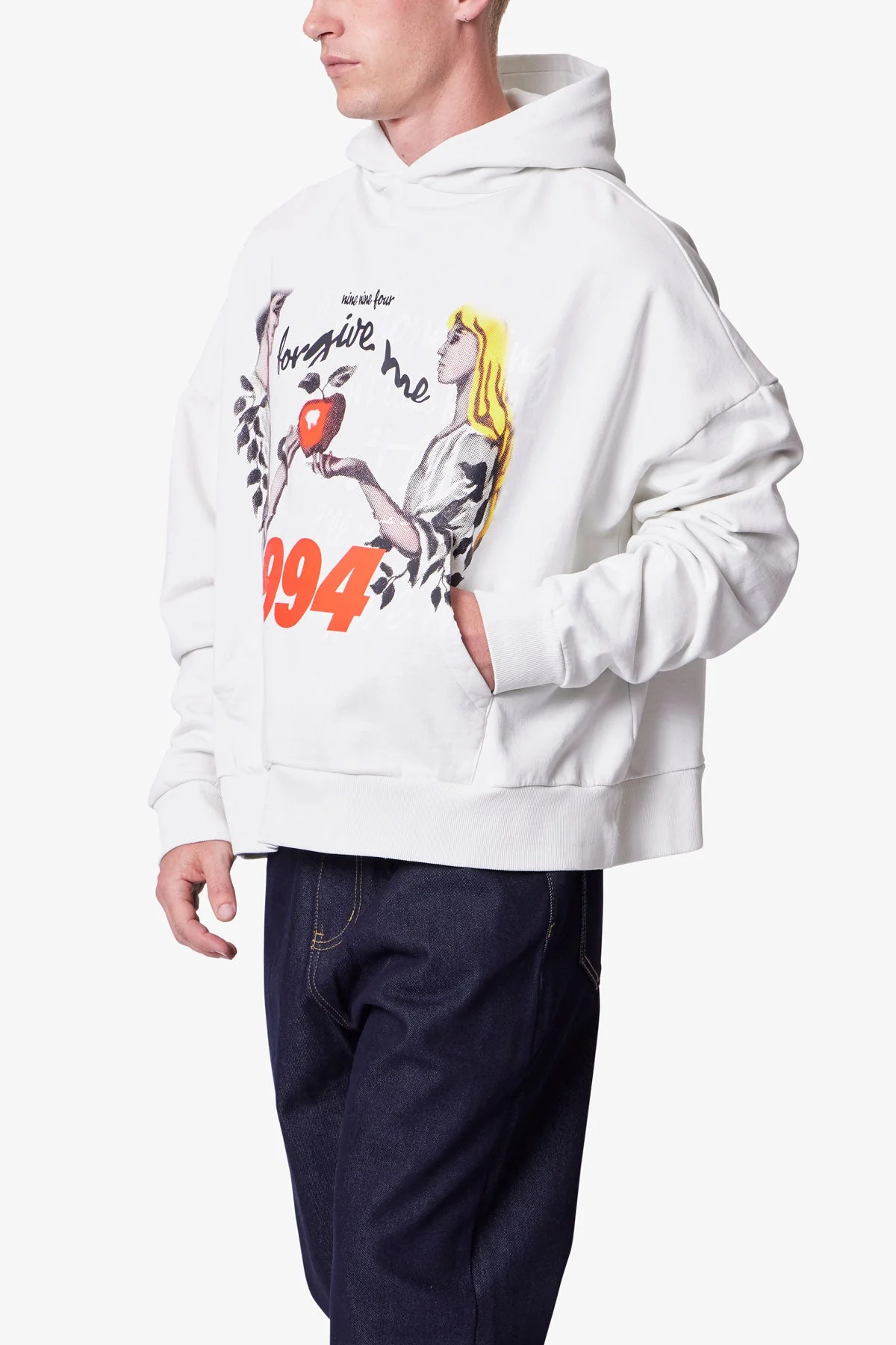 Forgive Me Hoodie - Light Blue - Image 6