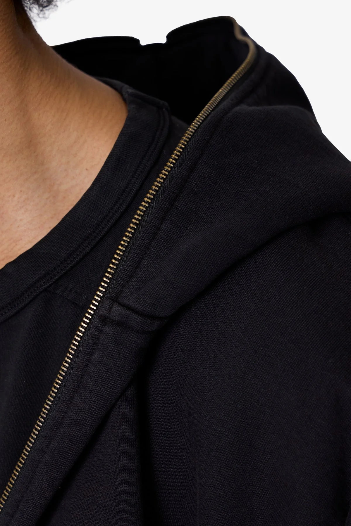 Full Zip Hoodie - Washed Black - Image 8