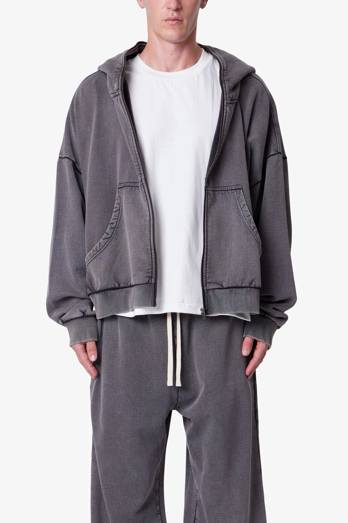 Full Zip Hoodie - Vintage Black - Image 2