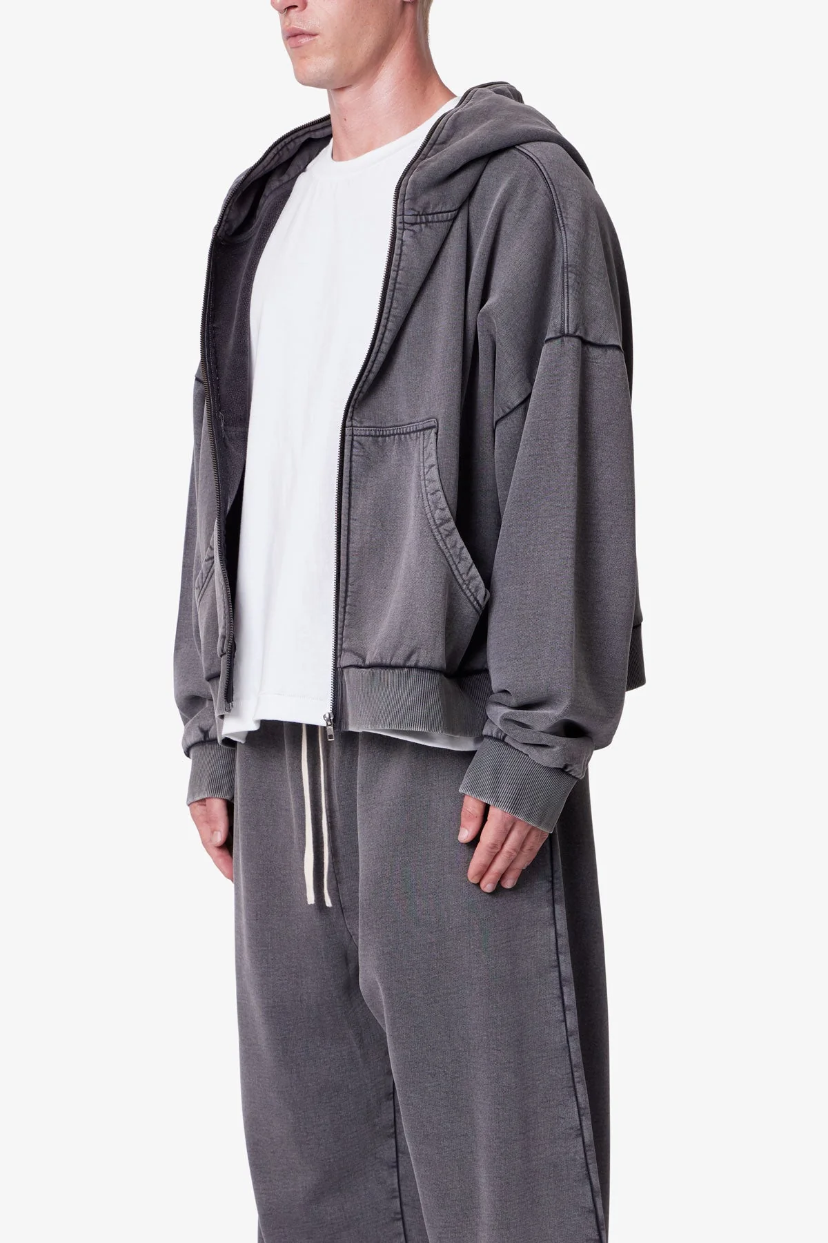 Full Zip Hoodie - Vintage Black - Image 3