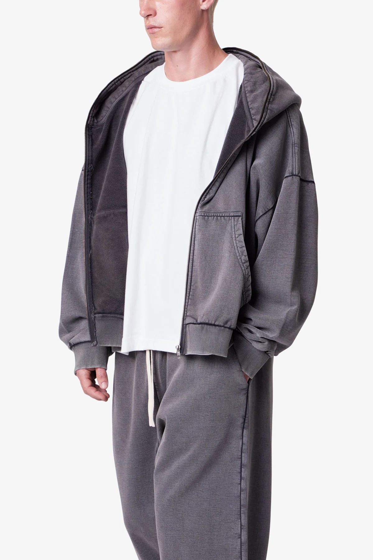 Full Zip Hoodie - Vintage Black - Image 6