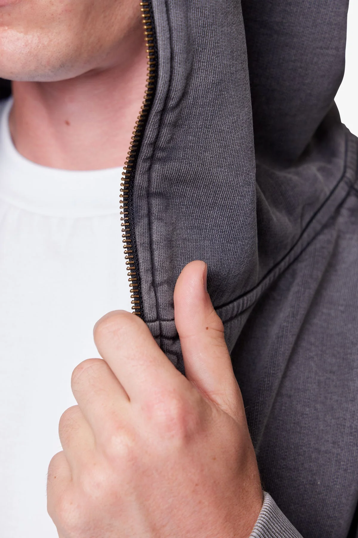 Full Zip Hoodie - Vintage Black - Image 8