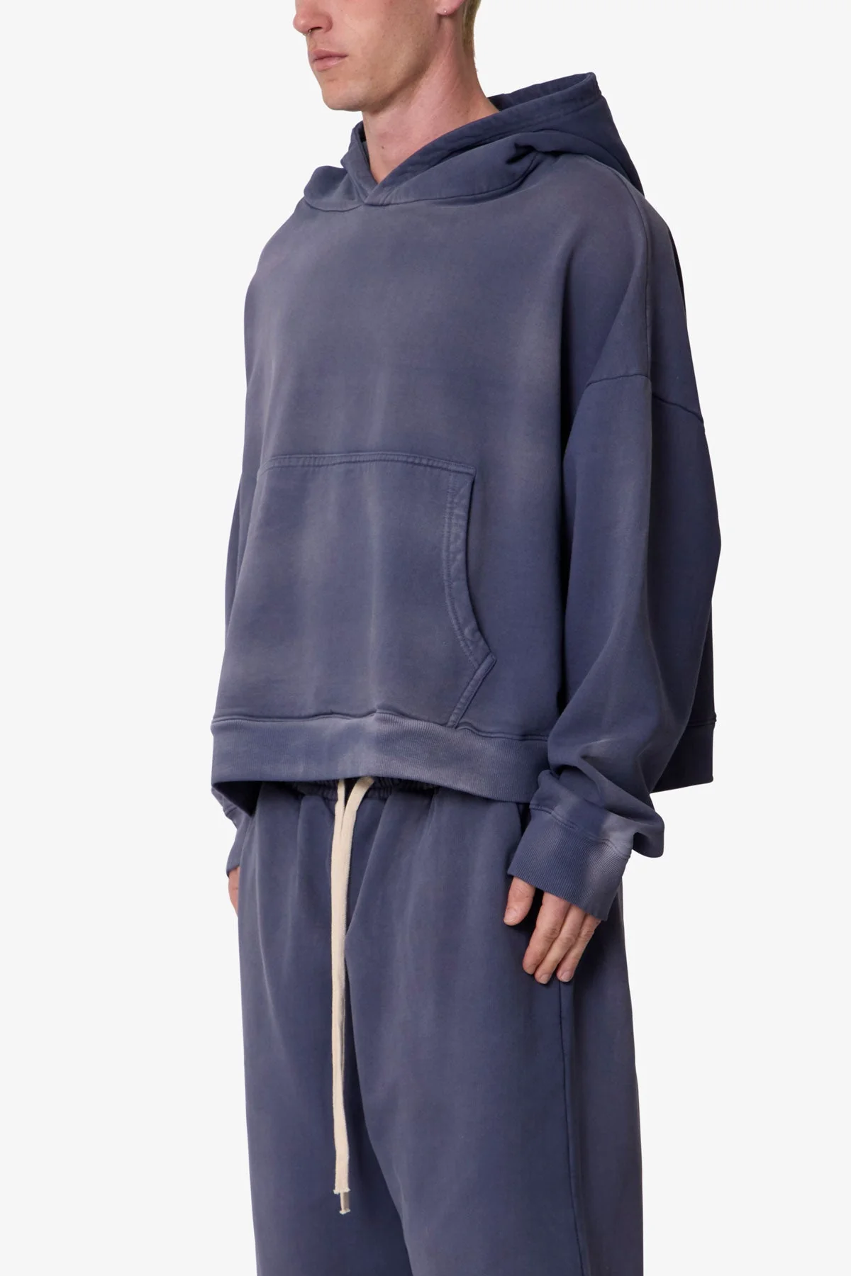 Gradient Pullover Hoodie - Washed Navy - Image 3