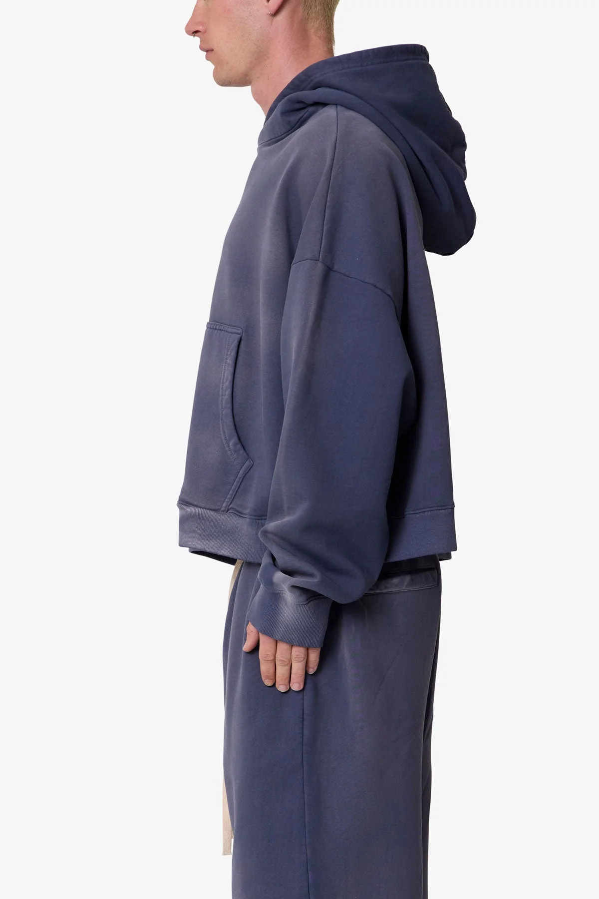 Gradient Pullover Hoodie - Washed Navy - Image 4