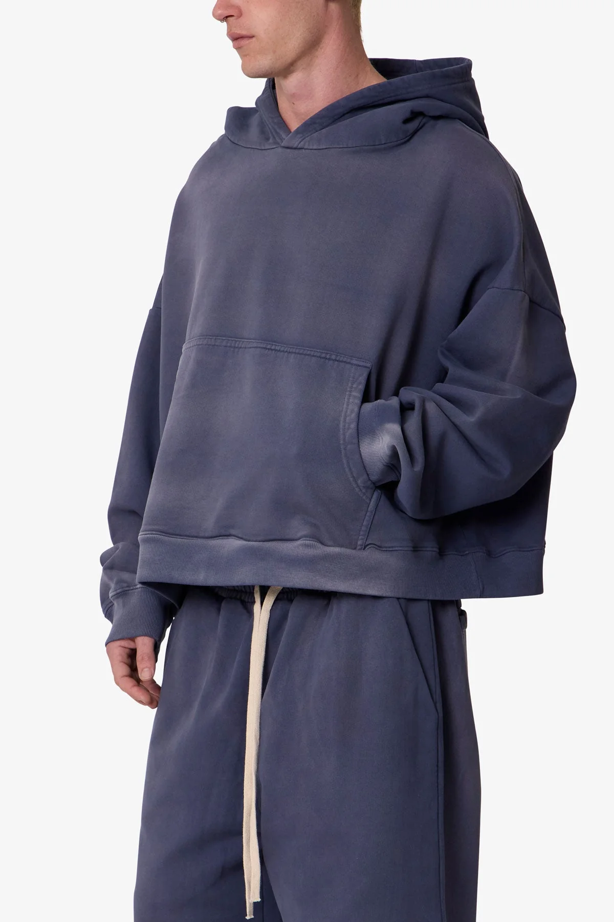 Gradient Pullover Hoodie - Washed Navy - Image 6