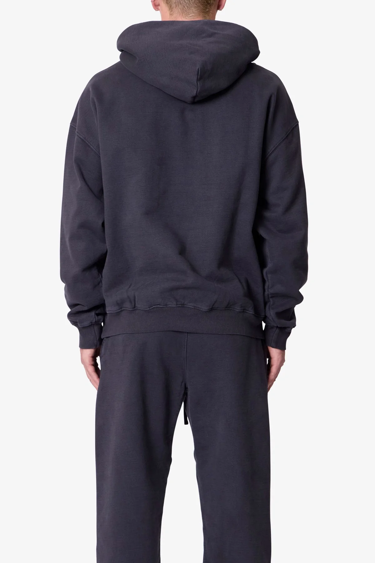 Heavy Basic Hoodie - Washed Black - Image 5