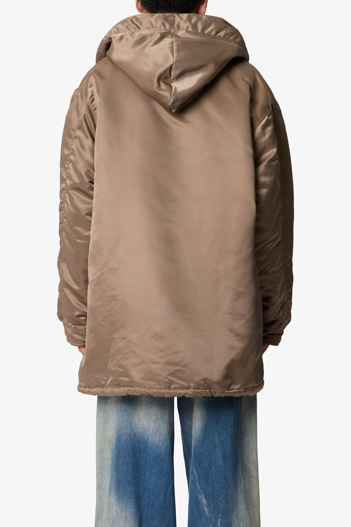 Hooded Megaparka Jacket - Tan - Image 5