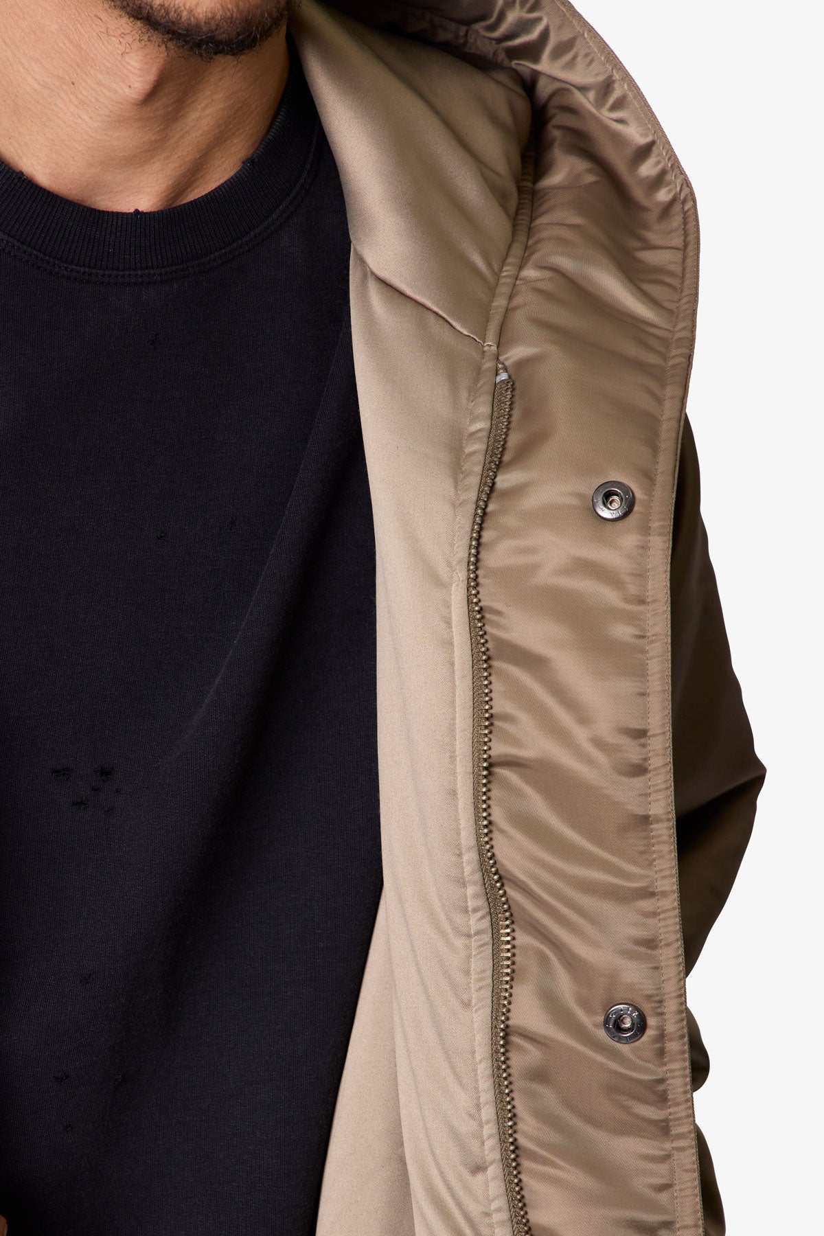 Hooded Megaparka Jacket - Tan - Image 7