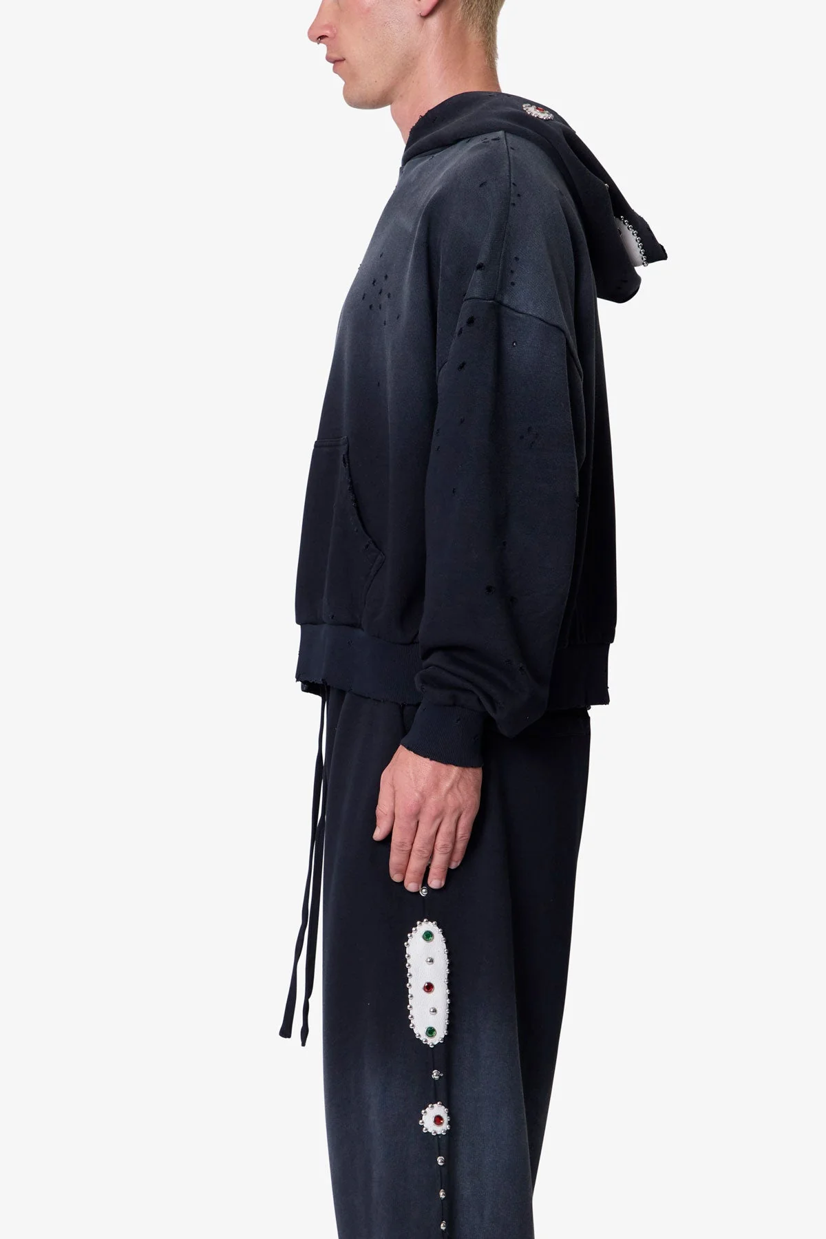 Mojave Hoodie - Washed Black - Image 4