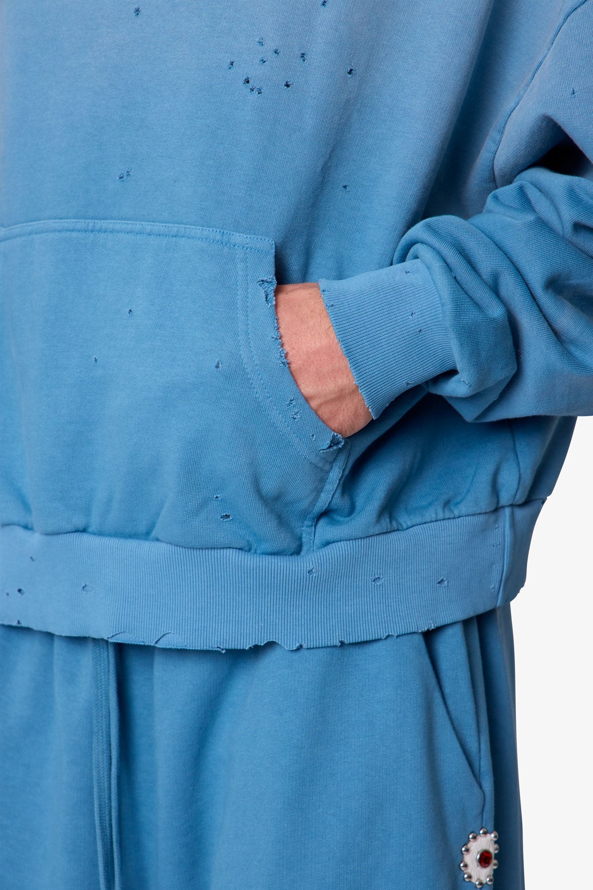 Mojave Hoodie - Washed Blue - Image 7
