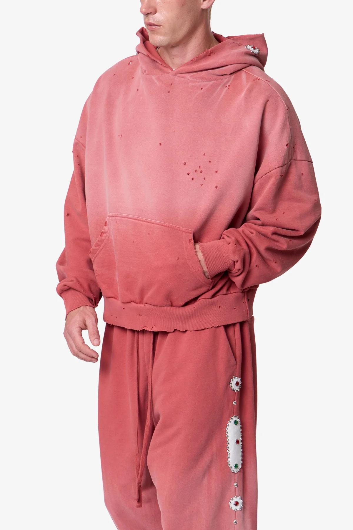 Mojave Hoodie - Washed Red - Image 6