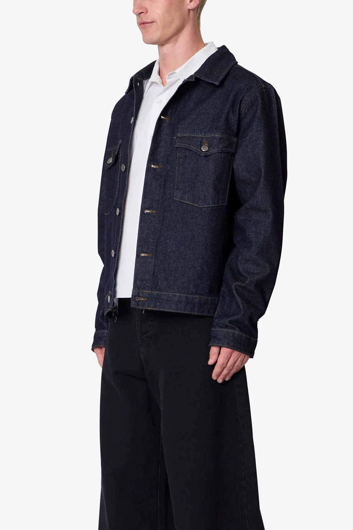 Raw Denim Jacket - Raw Blue - Image 4