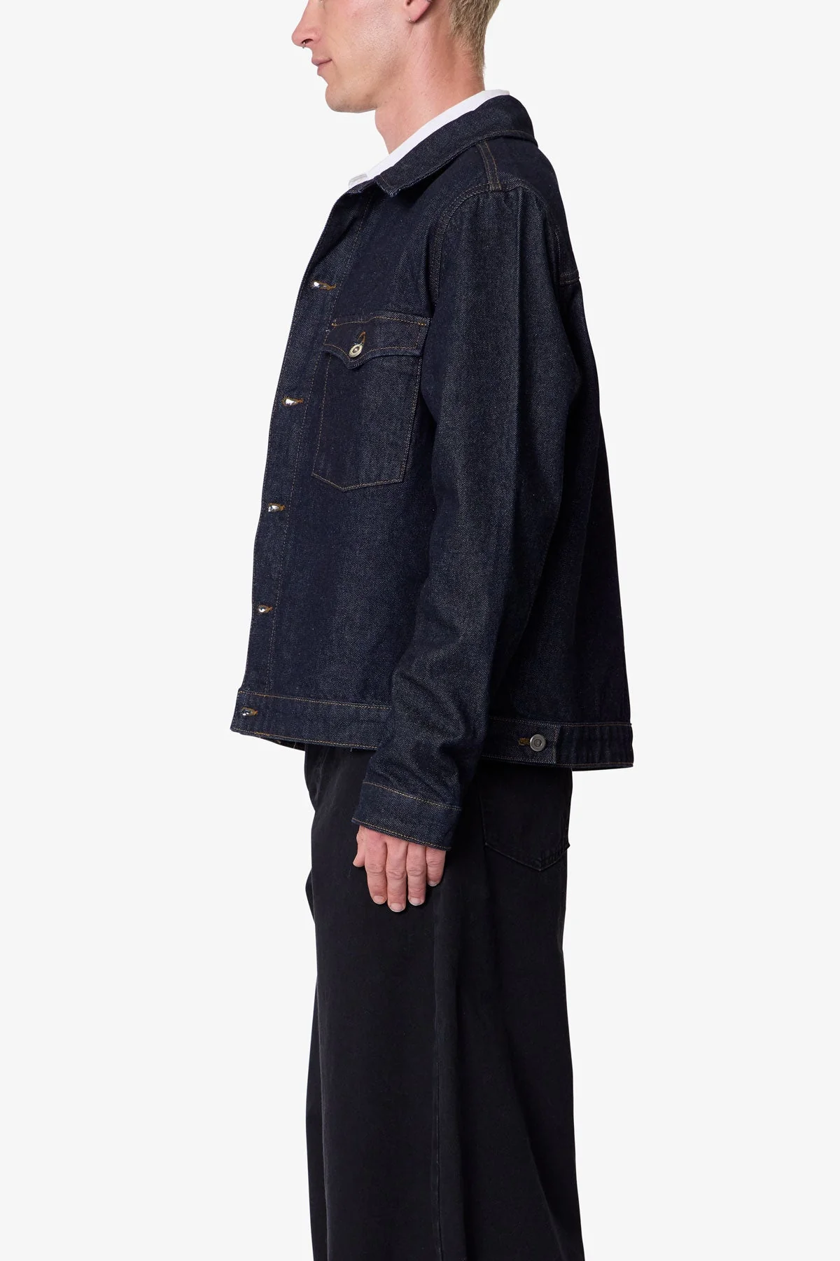 Raw Denim Jacket - Raw Blue - Image 5