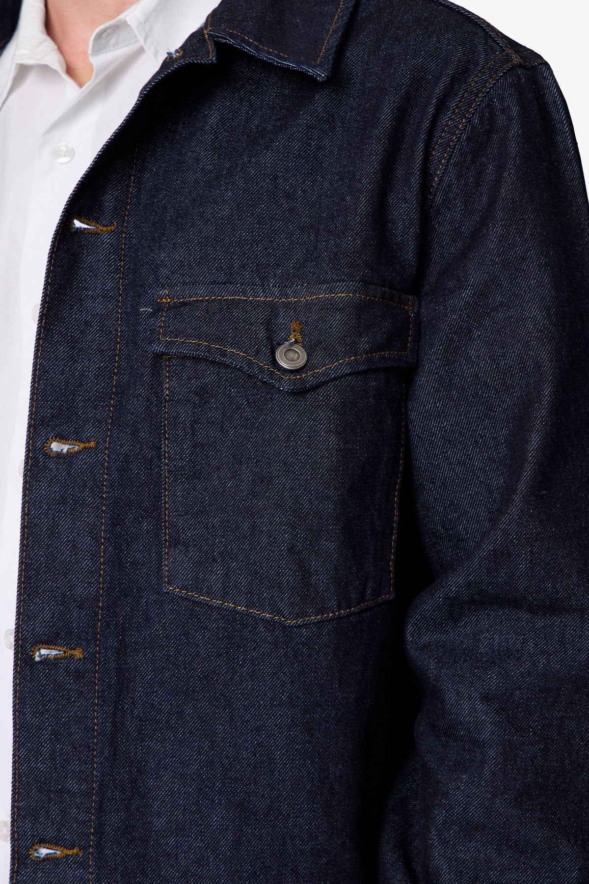 Raw Denim Jacket - Raw Blue - Image 8