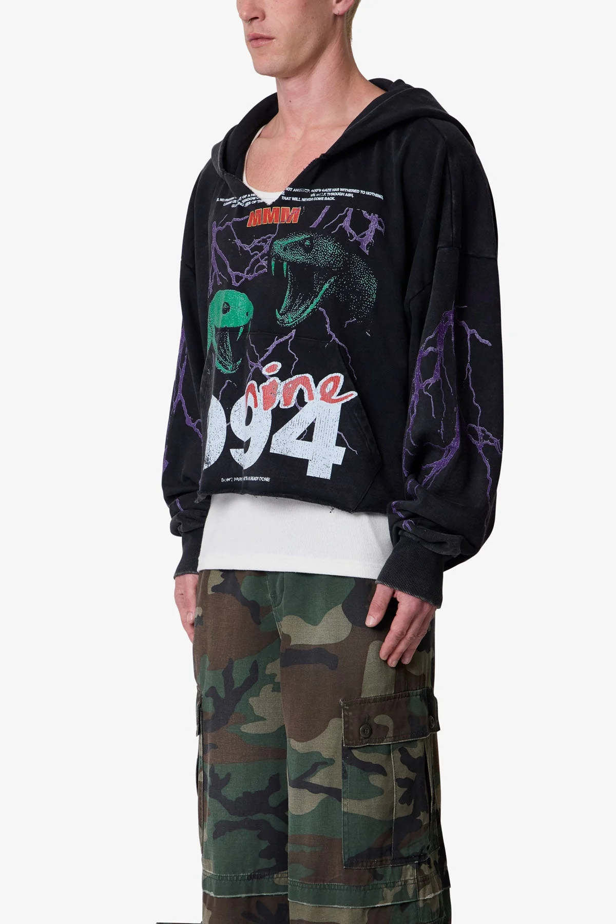 Snake 994 Hoodie - Black - Image 3