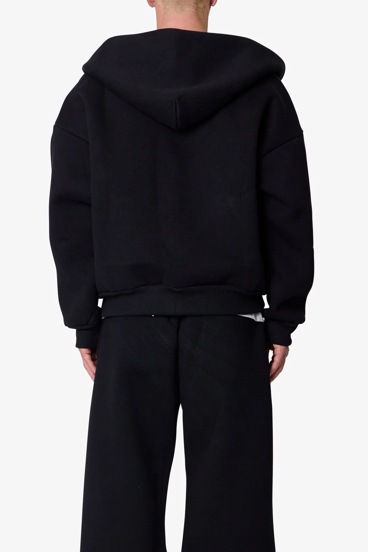 Stiff Lounge Zip Up Hoodie - Black - Image 5