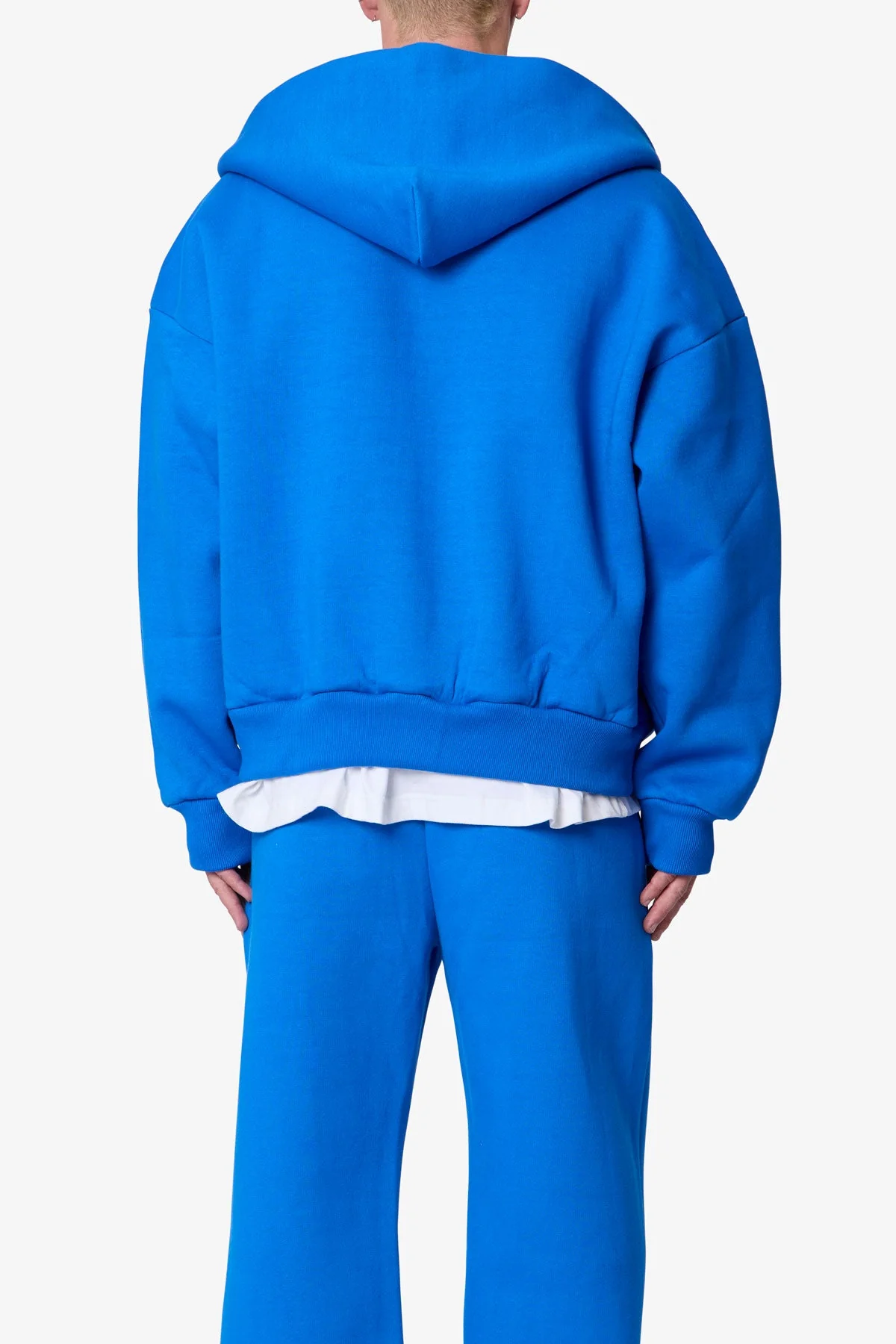 Stiff Lounge Zip Up Hoodie - Blue - Image 5