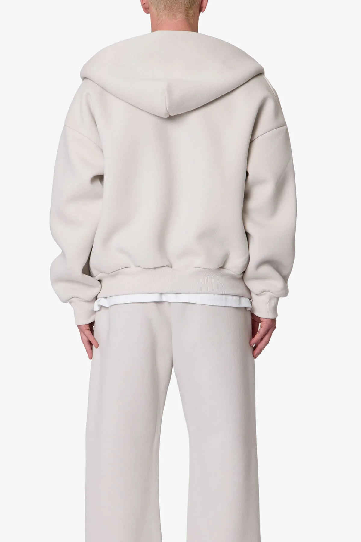 Stiff Lounge Zip Up Hoodie - Grey - Image 5