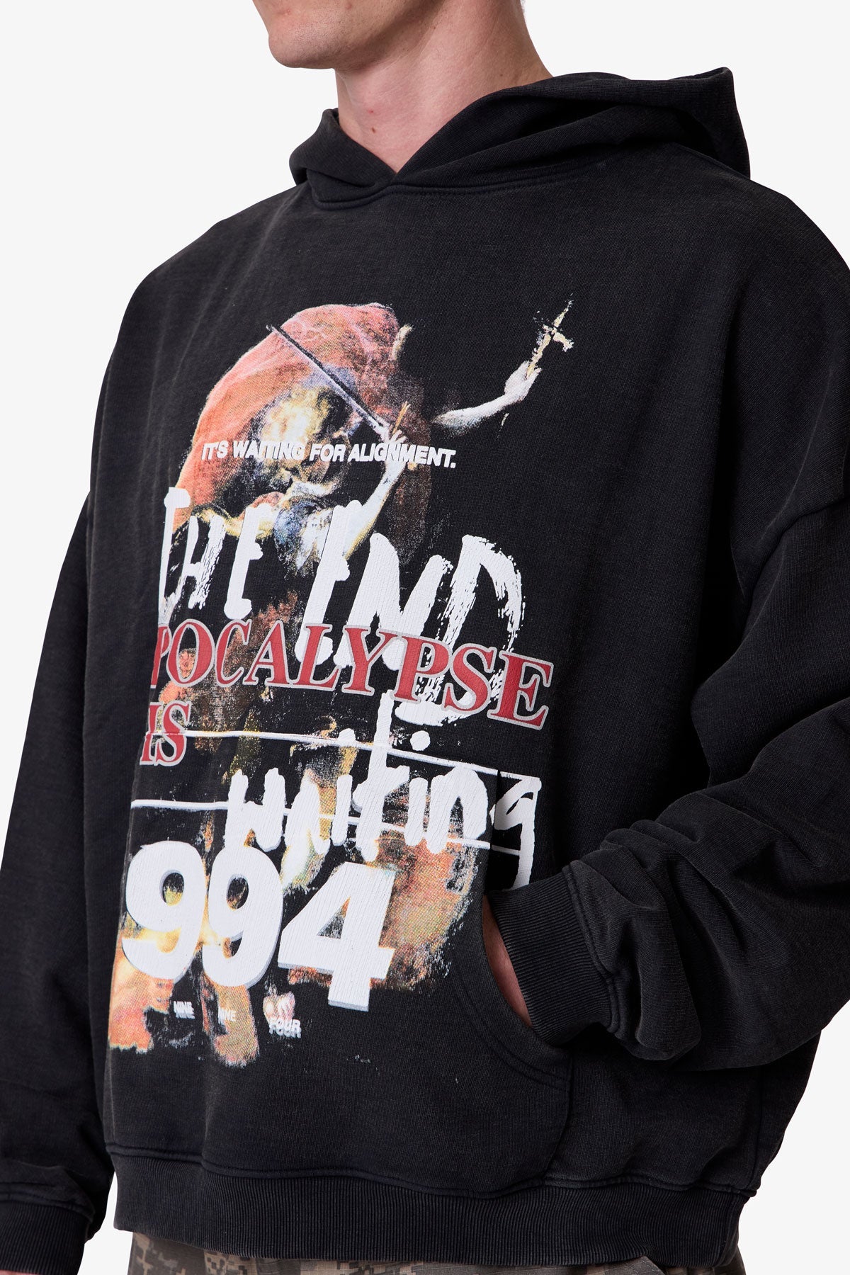 The End Hoodie - Black - Image 8